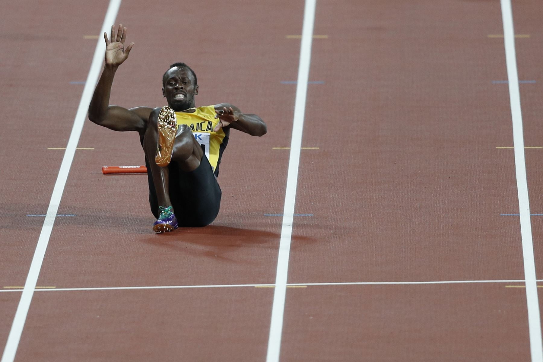 Usain Bolt se despidió del atletismo. AFP
