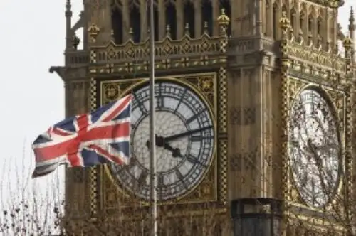 Vista del icónico Big Ben en Londres. Foto: AFP