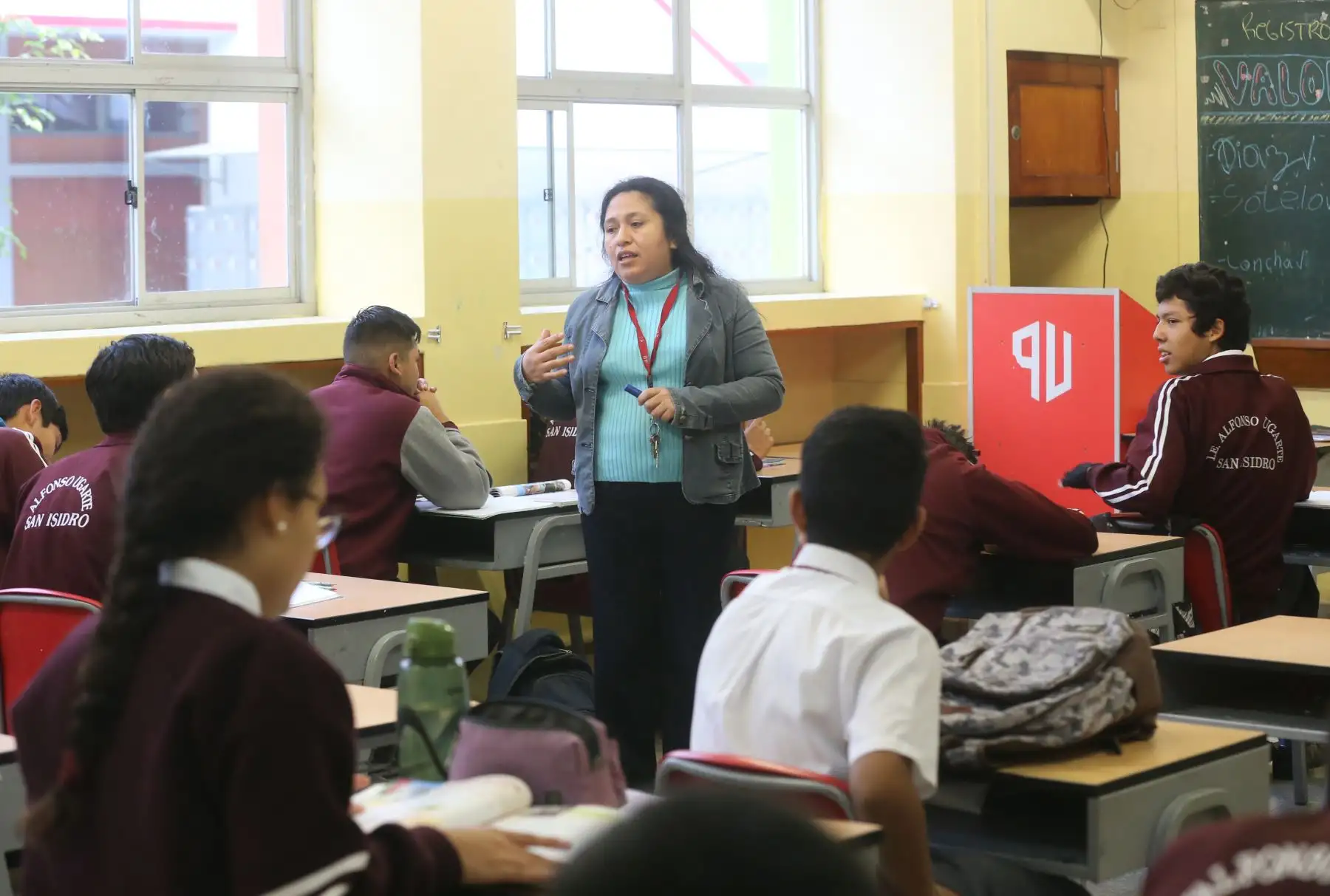 Indecopi defiende los derechos de padres de familia que tienen matriculados a sus hijos e hijas en colegios privados. ANDINA/Jhony Laurente