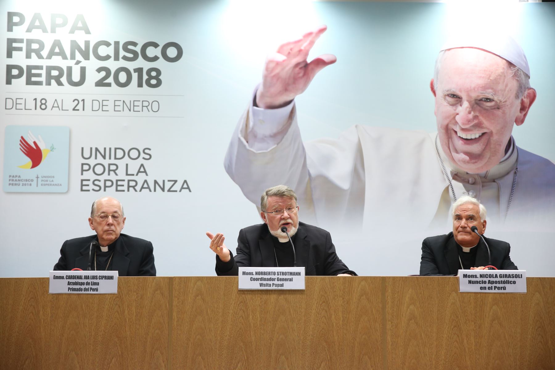LIMA,PERÚ-AGOSTO 14.Conferencia Episcopal Peruana informa sobre actividades relacionadas con visita del papa Francisco en Perú.Foto:ANDINA/Oscar Farje Gomero.