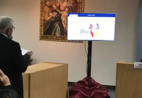 CEP presenta logo oficial de visita de Papa Francisco al Perú. Foto: ANDINA