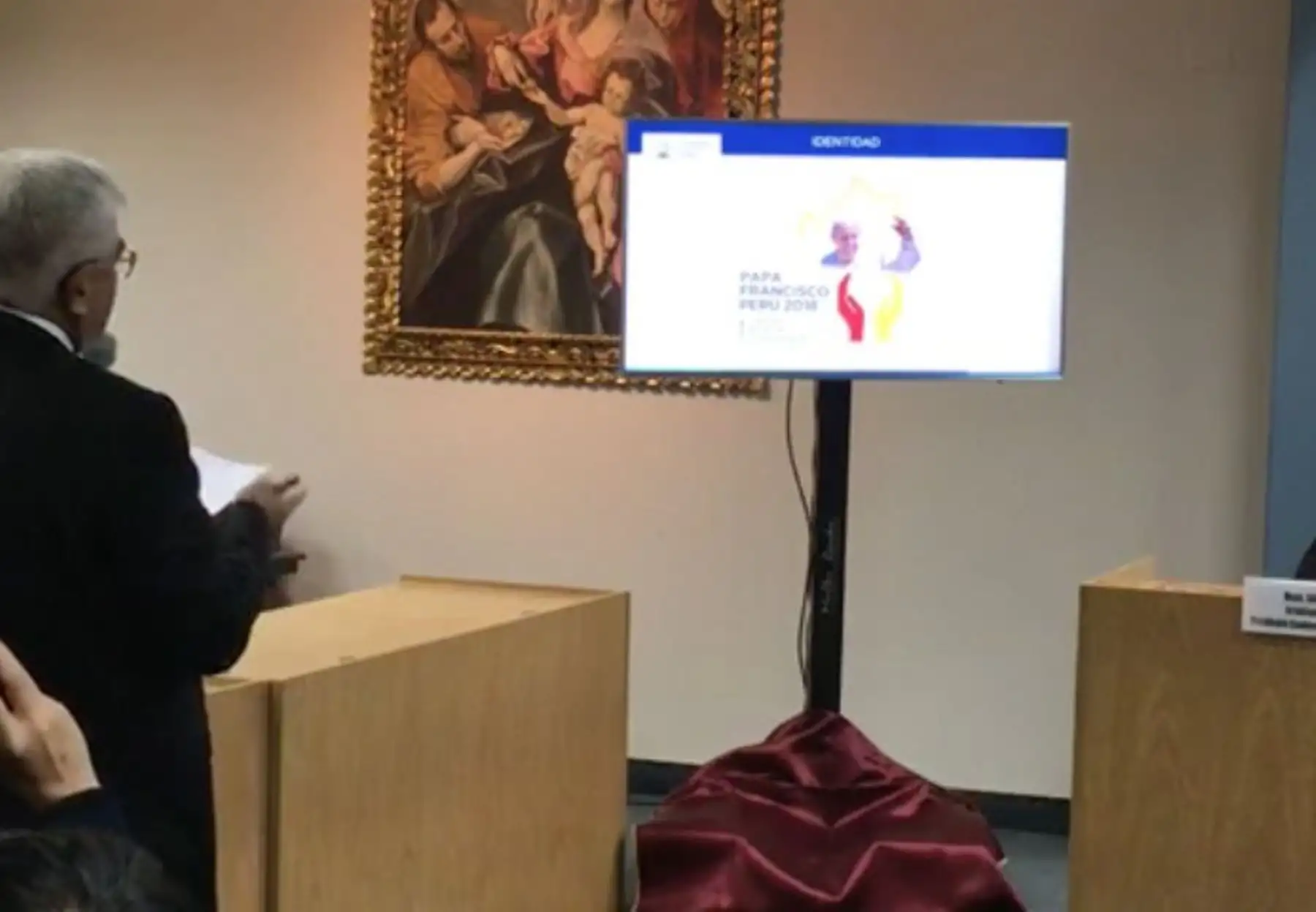 CEP presenta logo oficial de visita de Papa Francisco al Perú. Foto: ANDINA