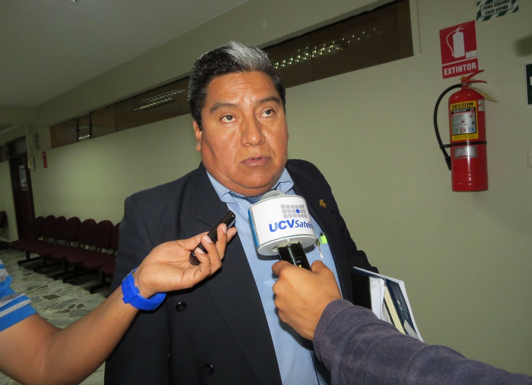 Fiscal anticorrupción del Santa, Laureano Añanca, ratificó su pedida de pena de 9 años de cárcel para Waldo Ríos. ANDINA