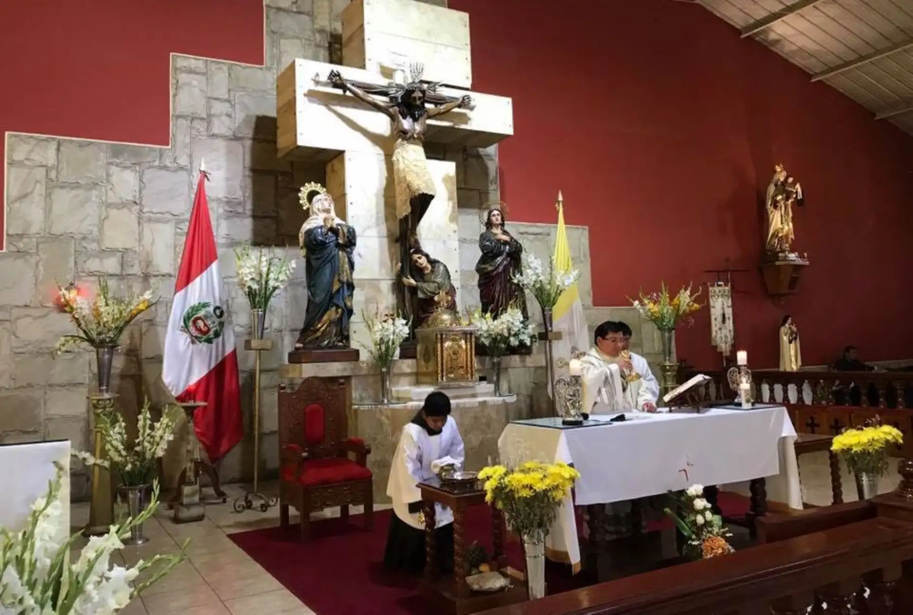 Con una misa rinden homenaje a víctimas del terremoto de agosto del 2007 en Ica. ANDINA