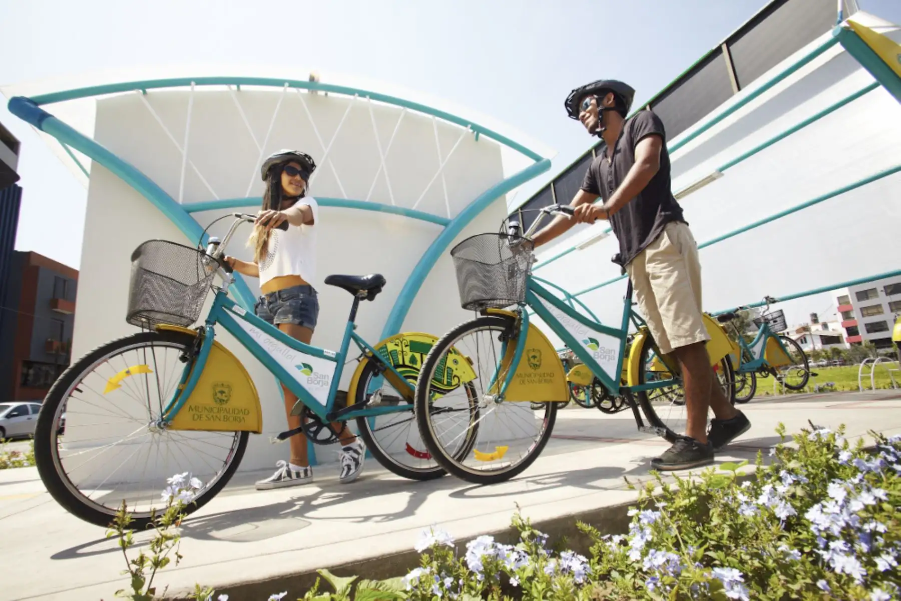La municipalidad de San Borja reconoció a usuario 660 mil de su programa de bicicleta pública gratuita. Foto: ANDINA