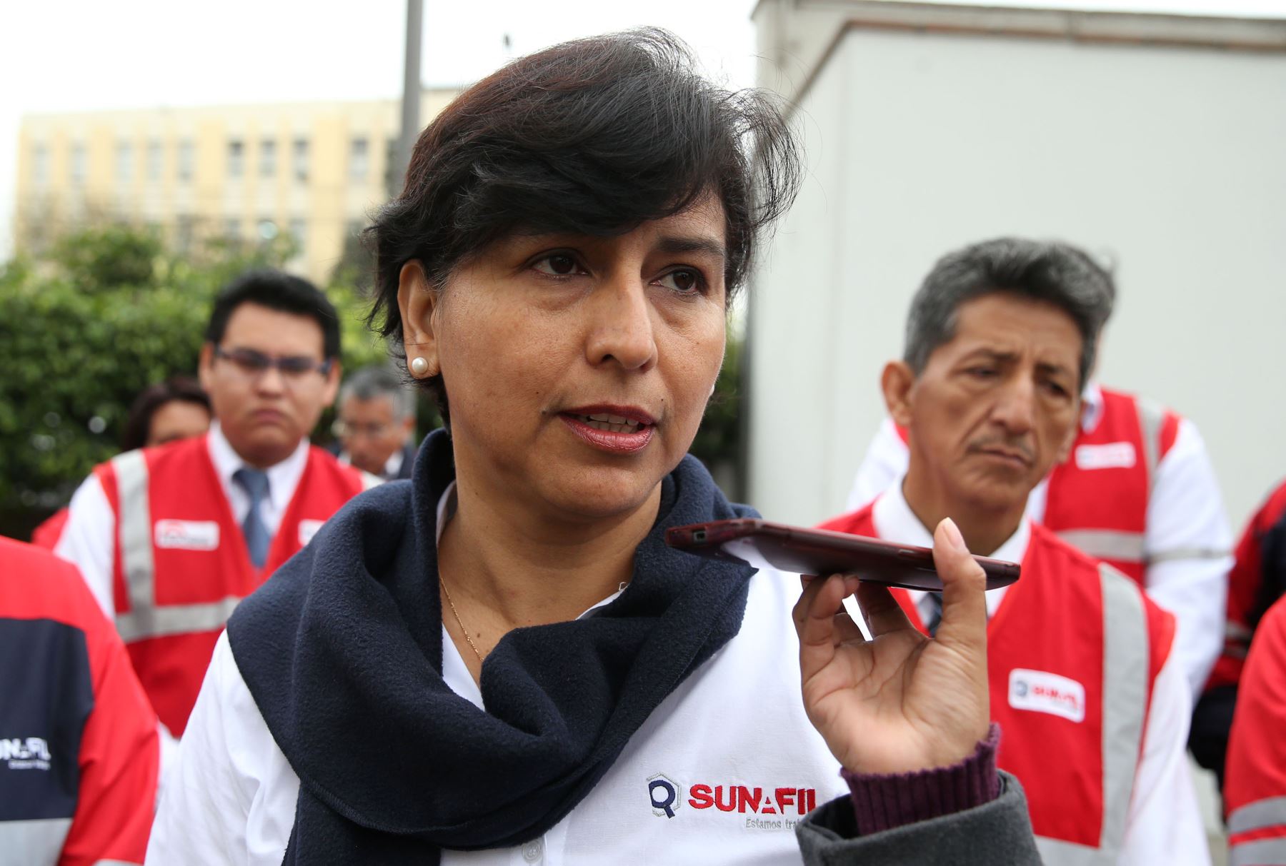 Superintendenta de Fiscalización Laboral, Sylvia Cáceres. ANDINA/Vidal Tarqui