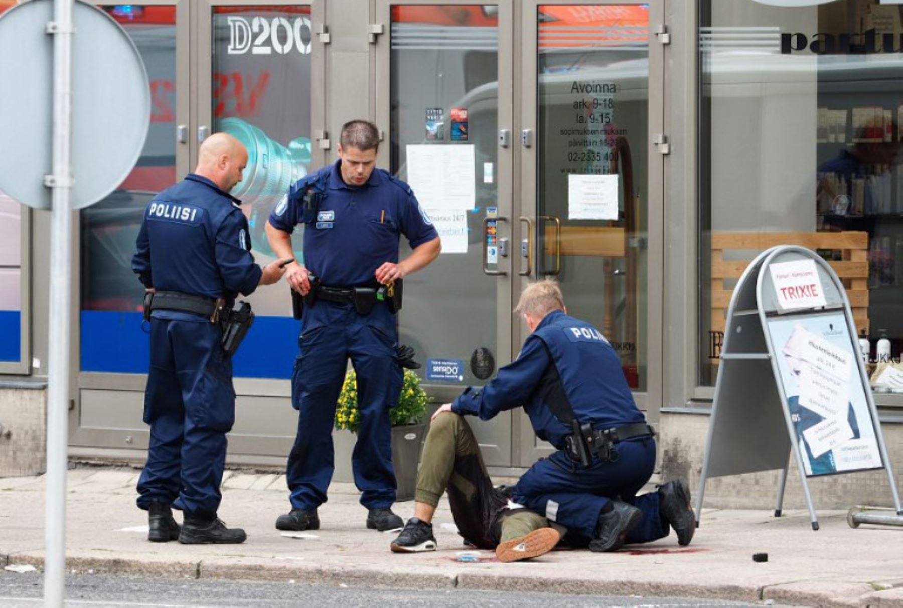 Dos muertos y seis heridos por apuñalamiento en Finlandia. Foto: AFP.