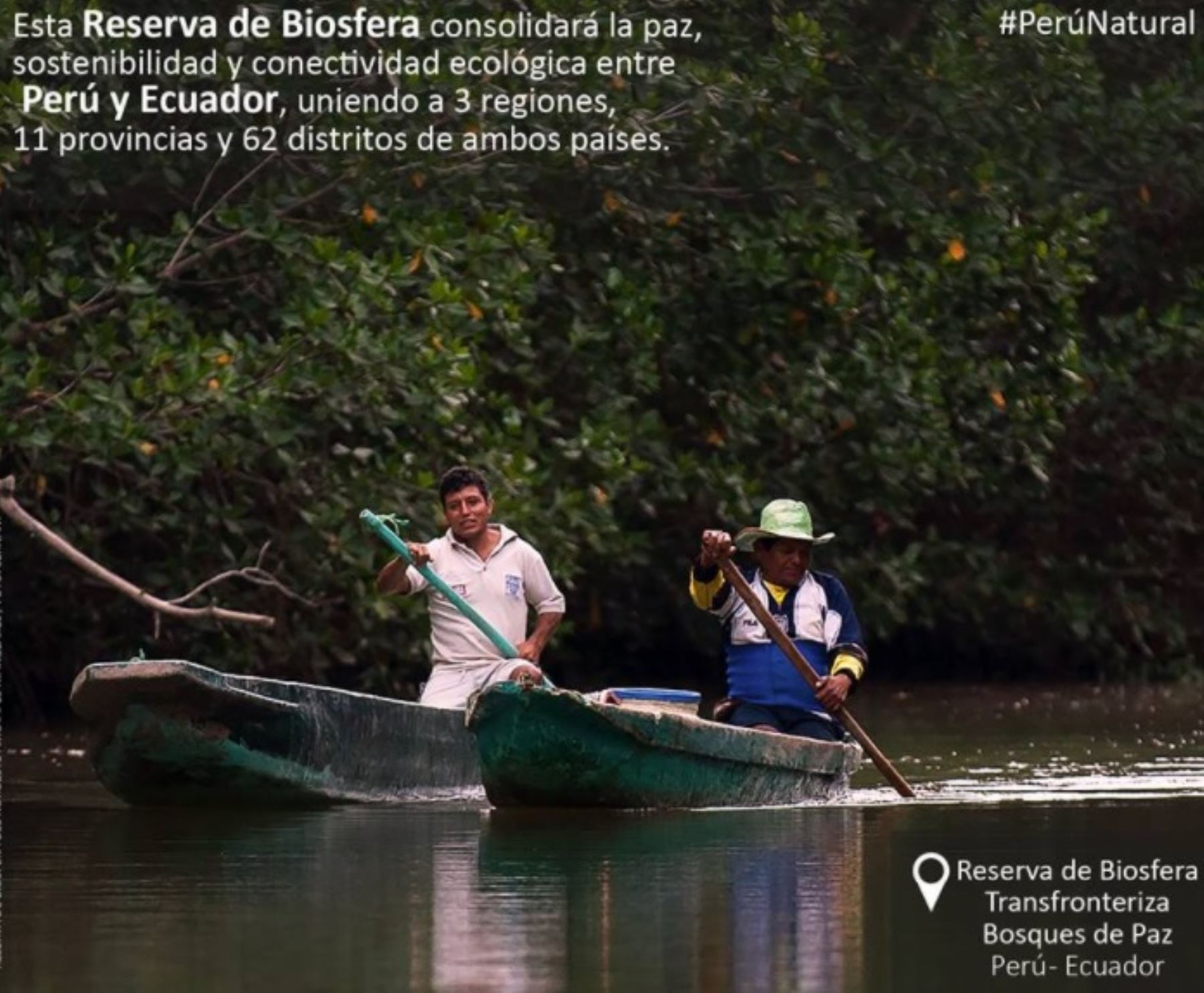 Perú y Ecuador se convirtieron en un referente de conservación de la diversidad biológica de América del Sur con el reconocimiento de la Reserva de Biosfera Transfronteriza Bosques de Paz, la primera en su clase en Sudamérica y que fue oficializada por los máximos representantes de los ministerios del Ambiente de ambos países.