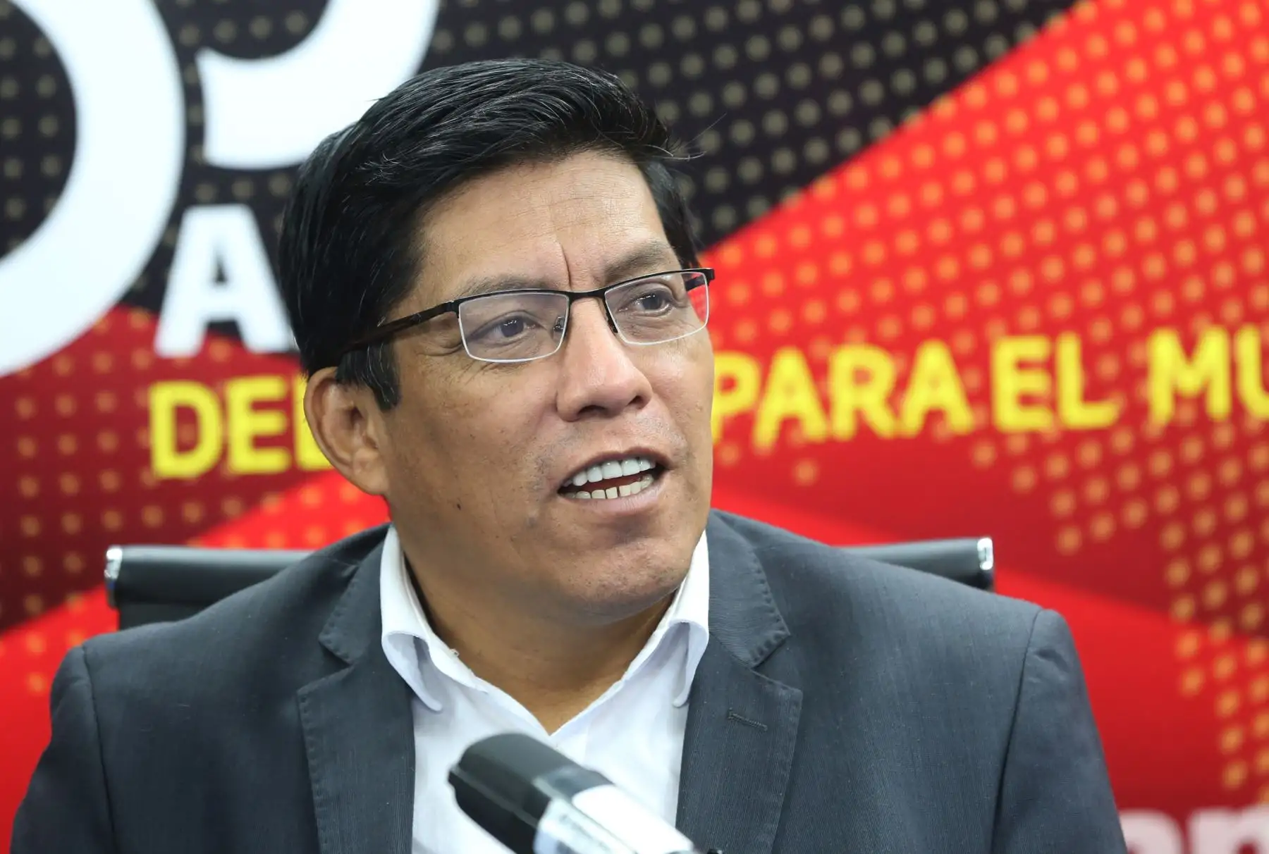 Ministro de Justicia, Vicente Zeballos. Foto: ANDINA/Jhony Laurente.