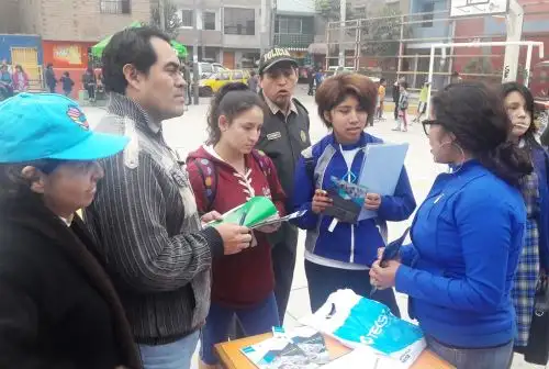 Presentan beca Doble Oportunidad a vecinos de la Huerta Perdida en Barrios Altos. Foto: ANDINA/Difusión.