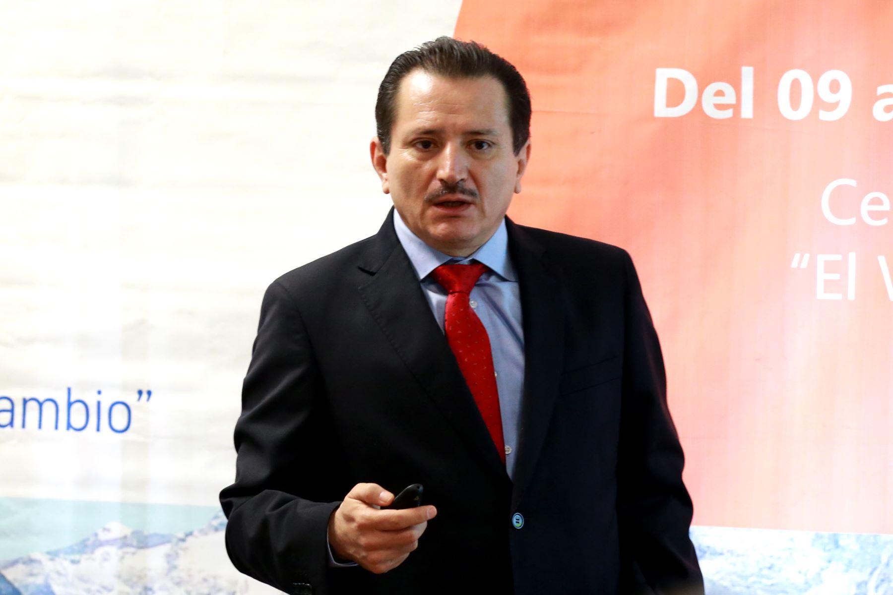 Nuevo presidente de Sencico, Rudecindo Vega. ANDINA/Dante Zegarra