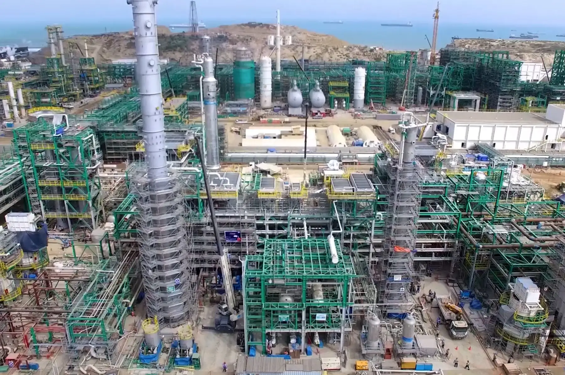 Modernización de la refinería de Talara. ANDINA/Jhony Laurente