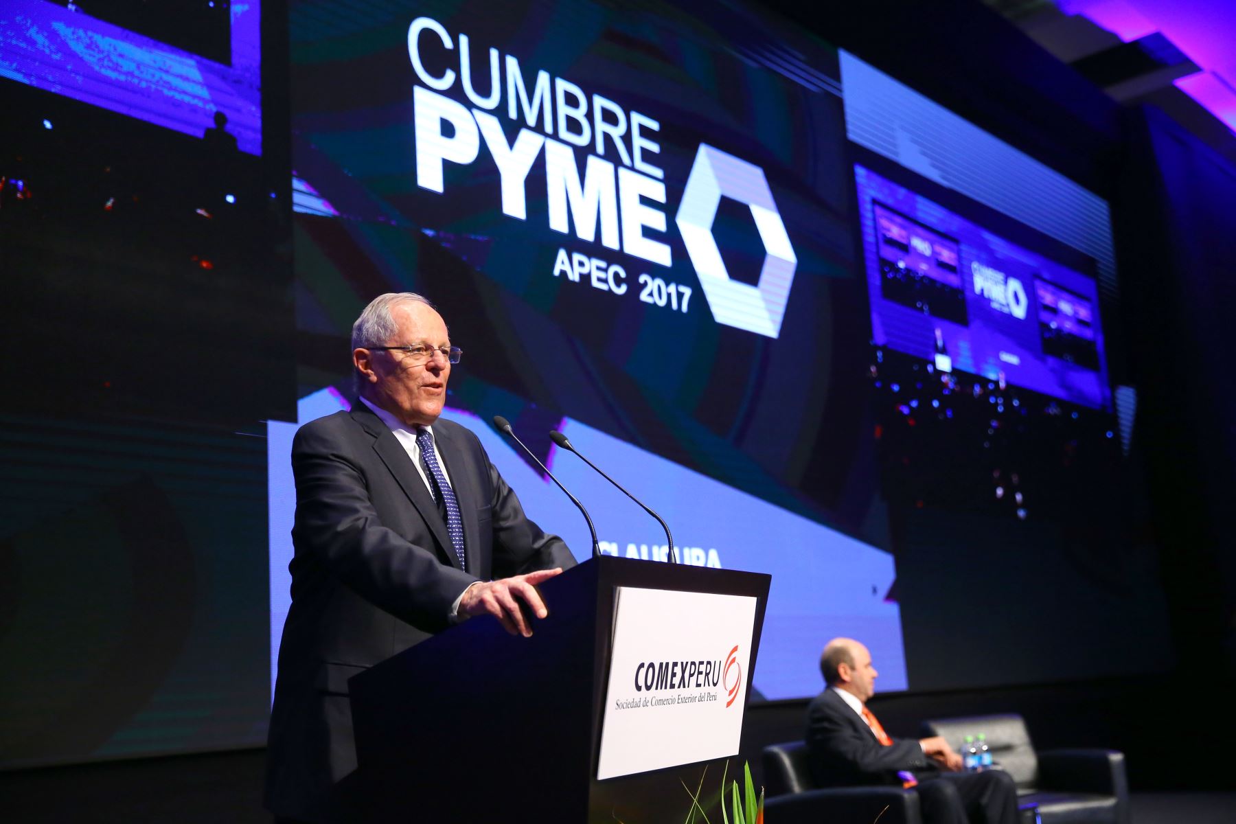 Jefe del Estado, Pedro Pablo Kuczynski, clausuró la X Cumbre Pyme APEC 2017.