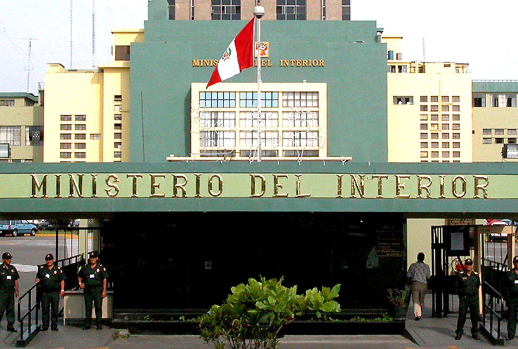 Ministerio del Interior. Foto ANDINA/Difusión