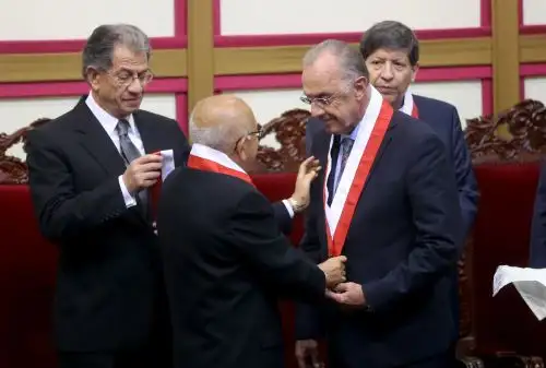 Ferrero juró como nuevo miembro del Tribunal Constitucional. Foto: ANDINA/Jhony Laurente