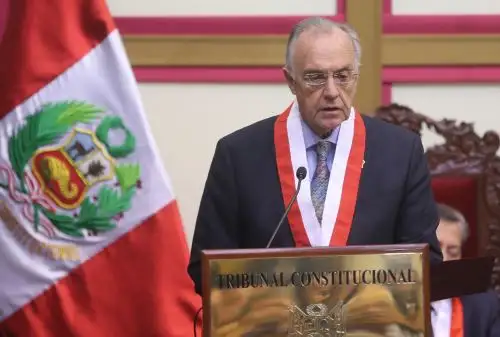 Magistrado del TC Augusto Ferrero Costa. Foto: ANDINA/Jhony Laurente.