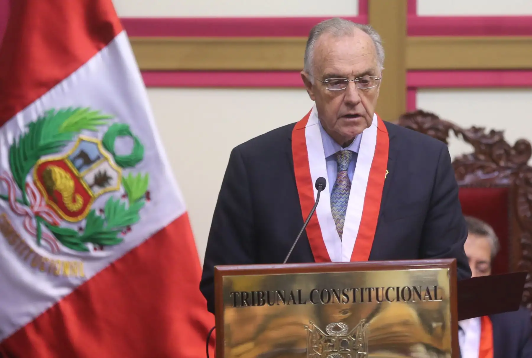Magistrado del TC Augusto Ferrero Costa. Foto: ANDINA/Jhony Laurente.