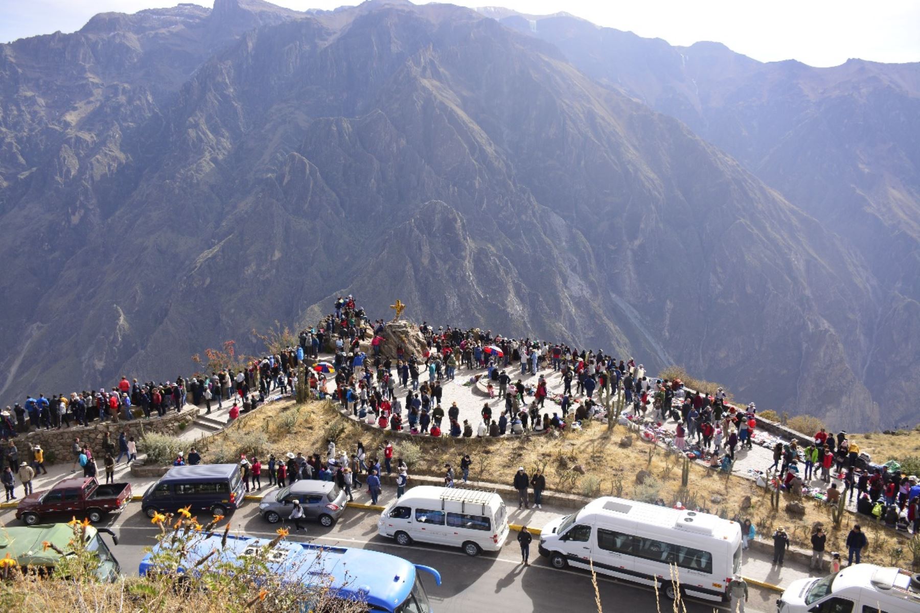 Paro en Arequipa afecta la actividad turística en el valle del Colca. ANDINA