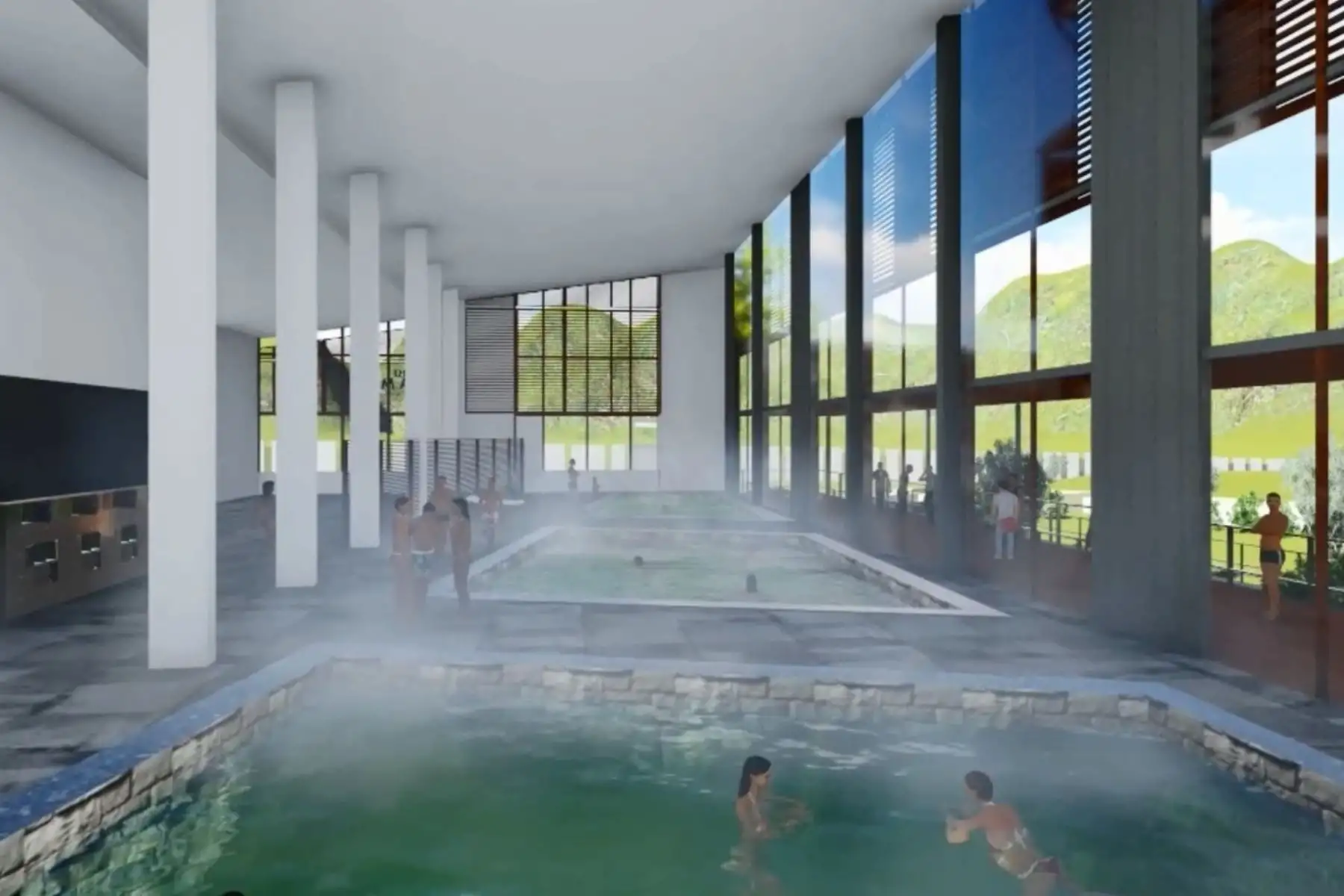 Se edificarán nueva infraestructura en complejo Baños del Inca. Foto: Mincetur
