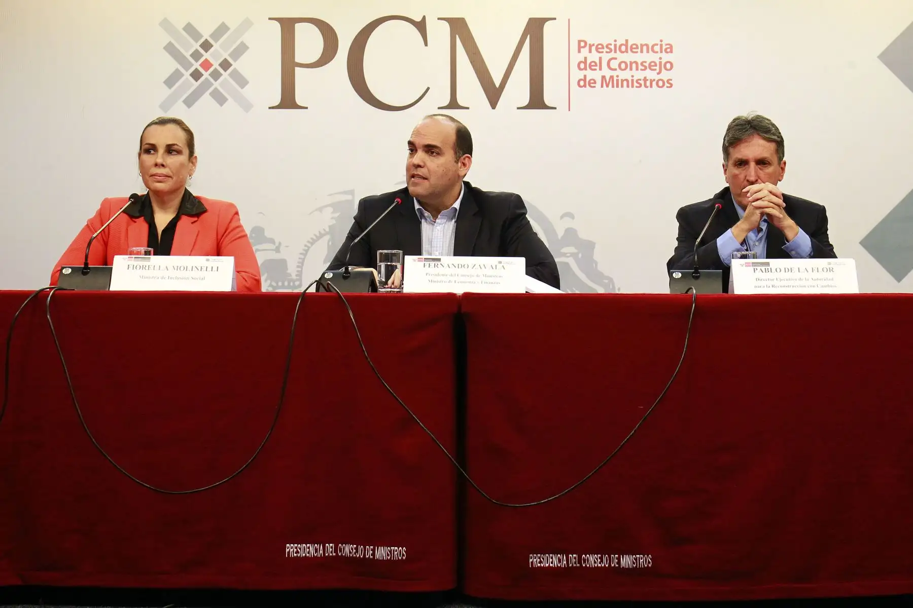 Gobierno oficializa el Plan Integral de la Reconstrucción con Cambios. ANDINA/Luis Iparraguirre