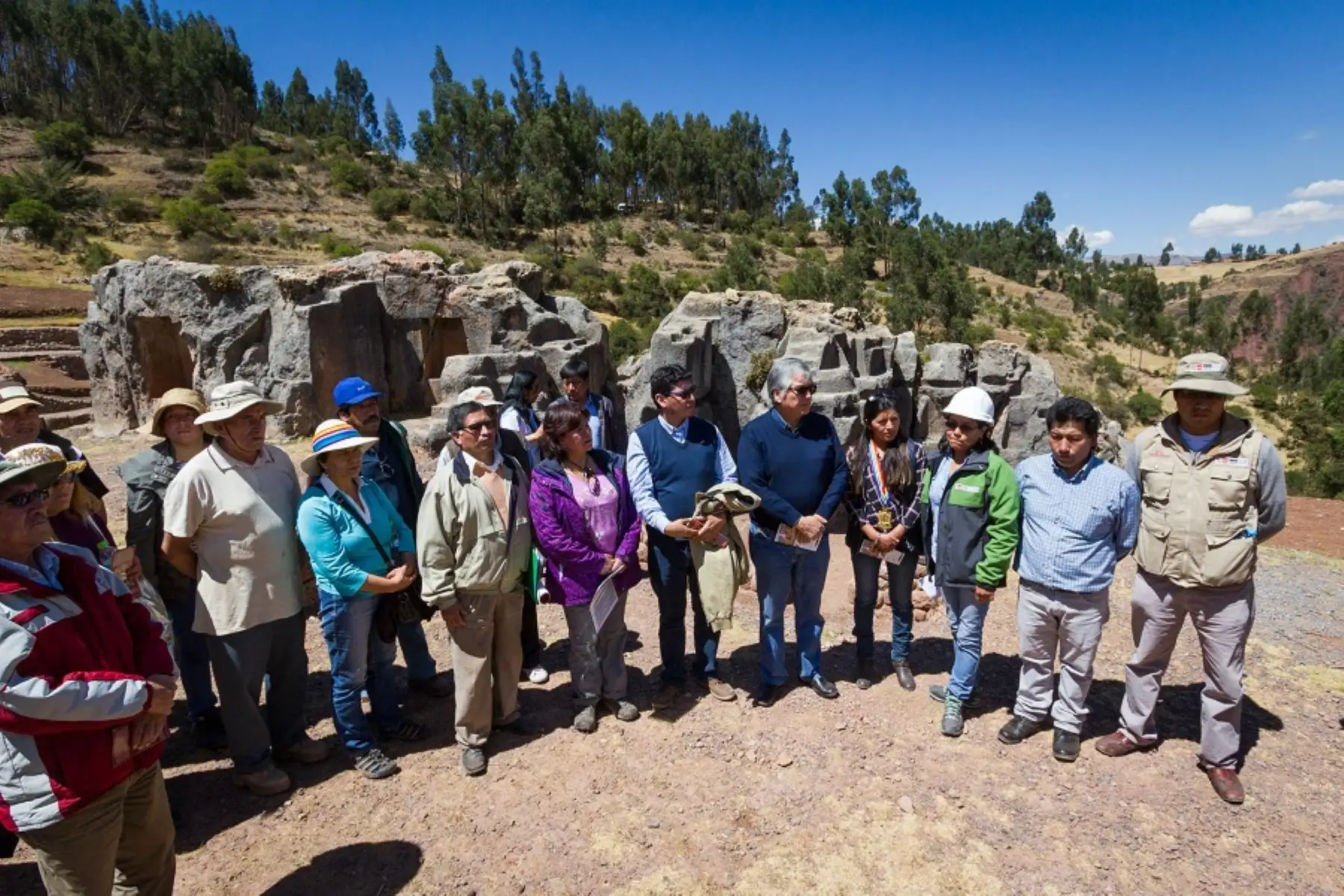 Concluyen trabajos de restauración en sitio arqueológico Inkilltambo, en Cusco. ANDINA