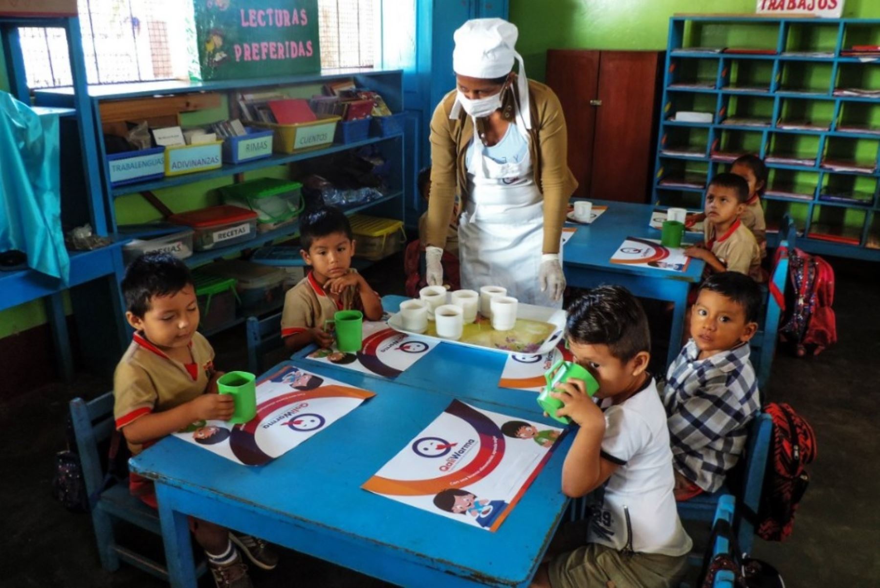 Qali Warma distribuye 3.5 toneladas de alimentos en colegios de Moquegua. ANDINA/Difusión