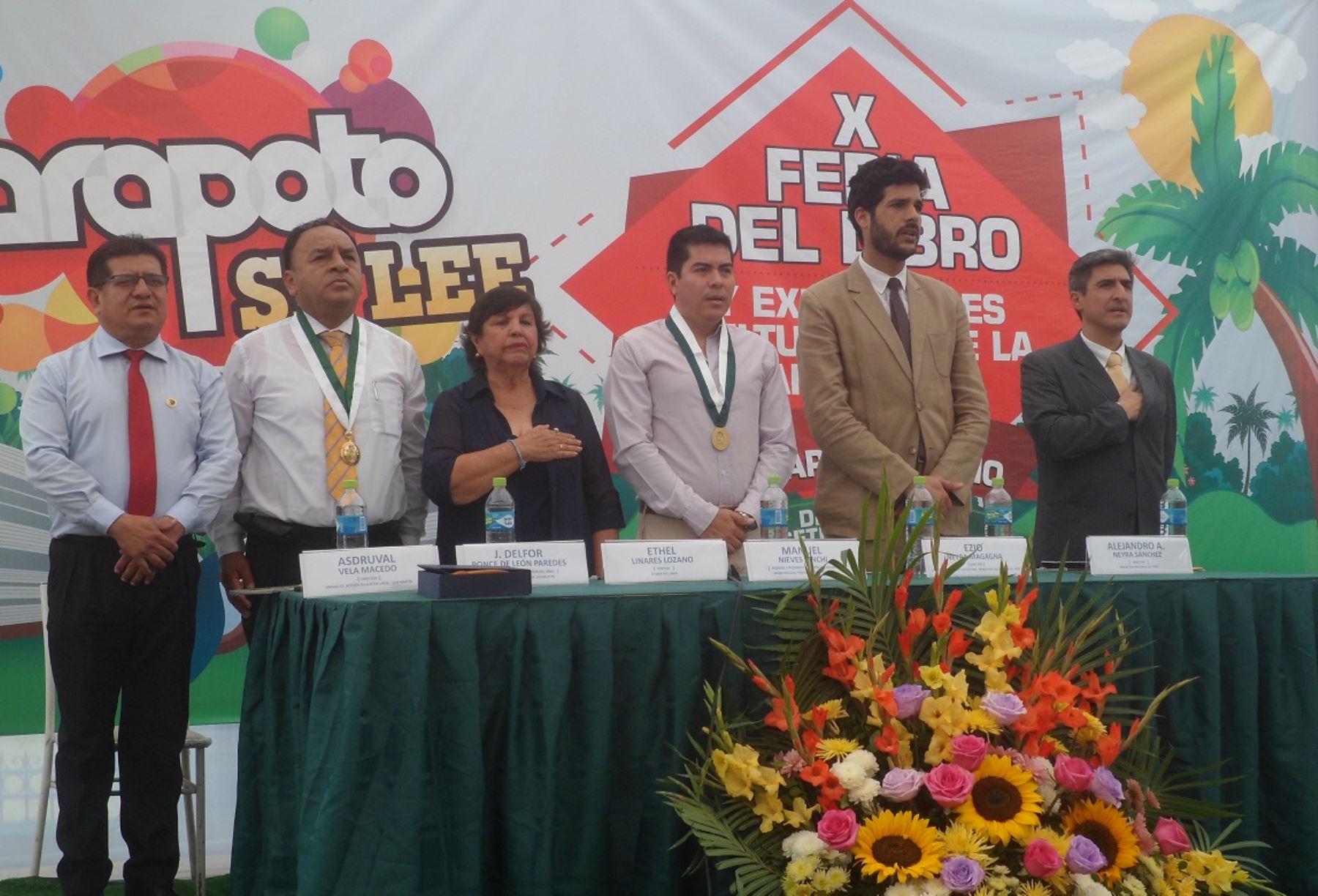 Escritores peruanos y extranjeros participan en Feria del Libro de Tarapoto, en San Martín. ANDINA