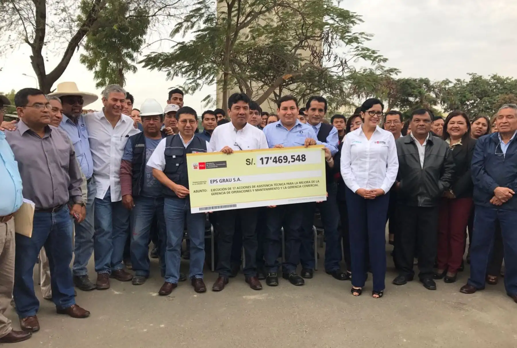 Transfieren S/ 17.5 millones a Piura para mejorar servicio de agua y alcantarillado.
