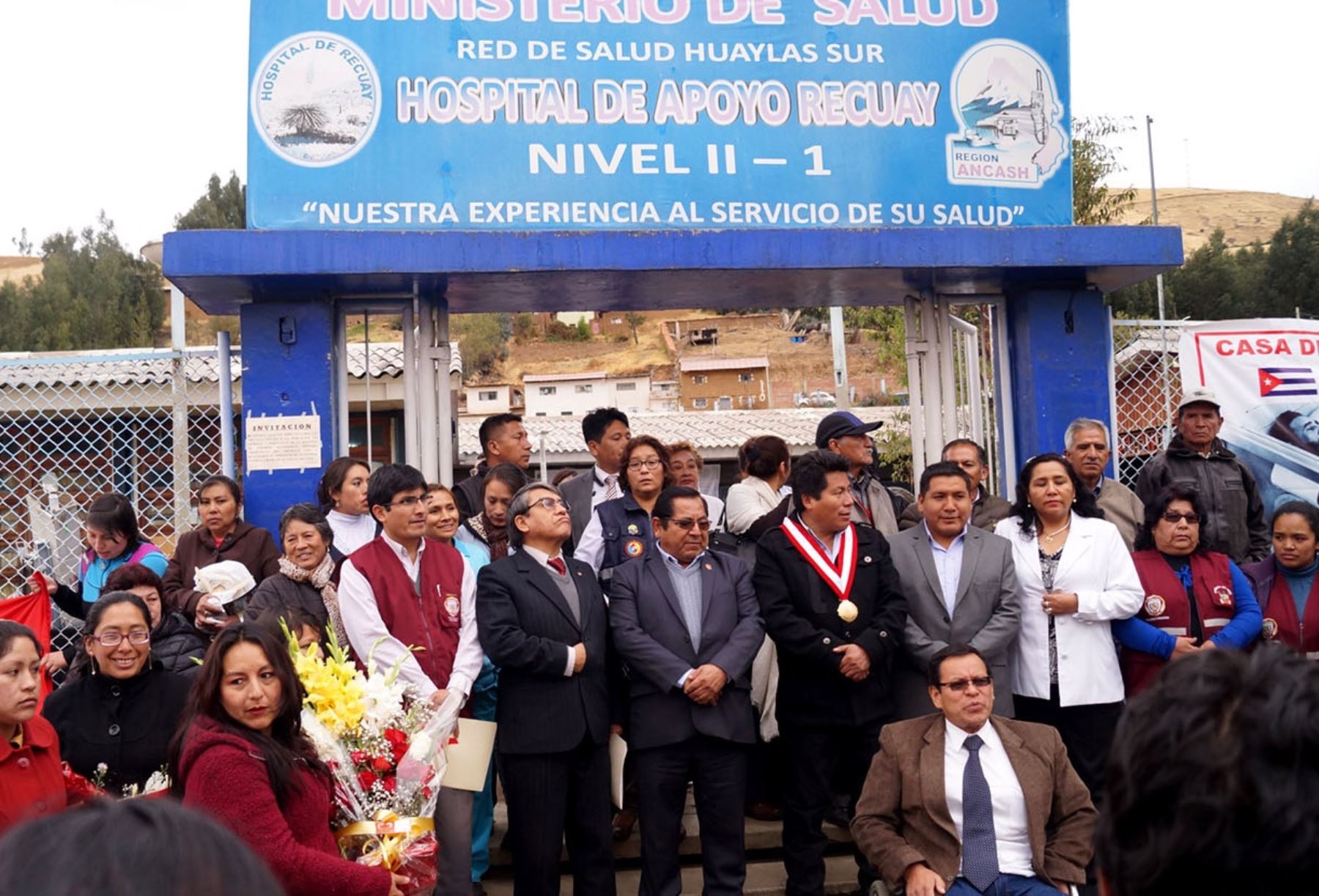 Ministerio de Salud impulsará la construcción de hospitales de Recuay y Huaraz. ANDINA