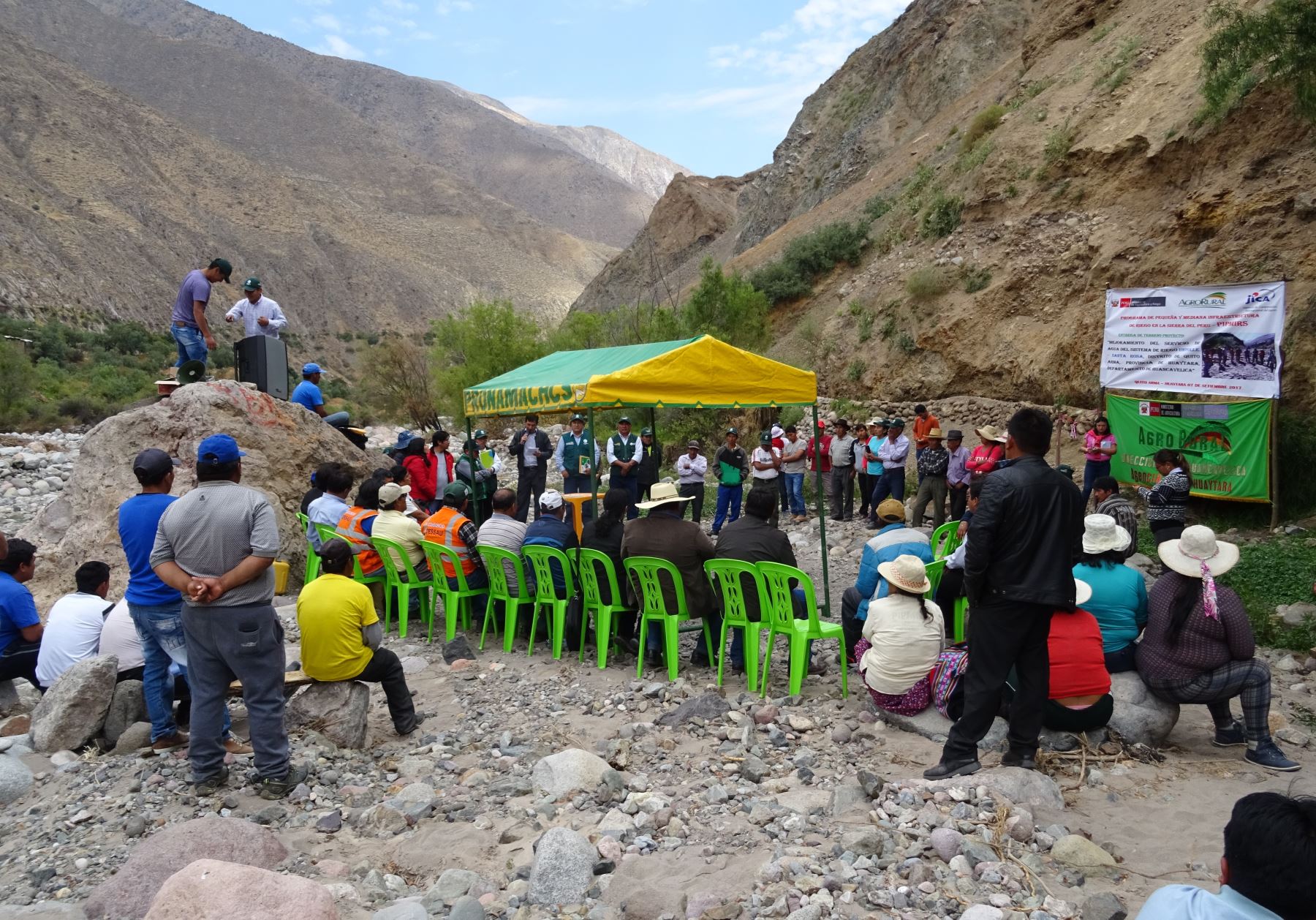 Mejorarán sistema de riego para garantizar agua para cultivos en Huancavelica. ANDINA/Difusión
