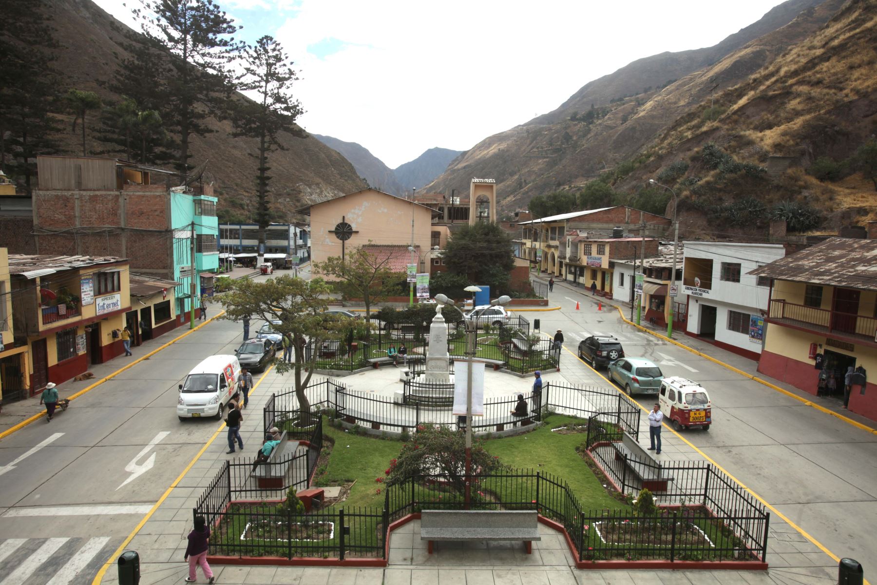 La localidad de Matucana, provincia de Huarochirí, fue remecida esta mañana por un sismo de magnitud 3.6, informó el IGP. ANDINA/archivo
