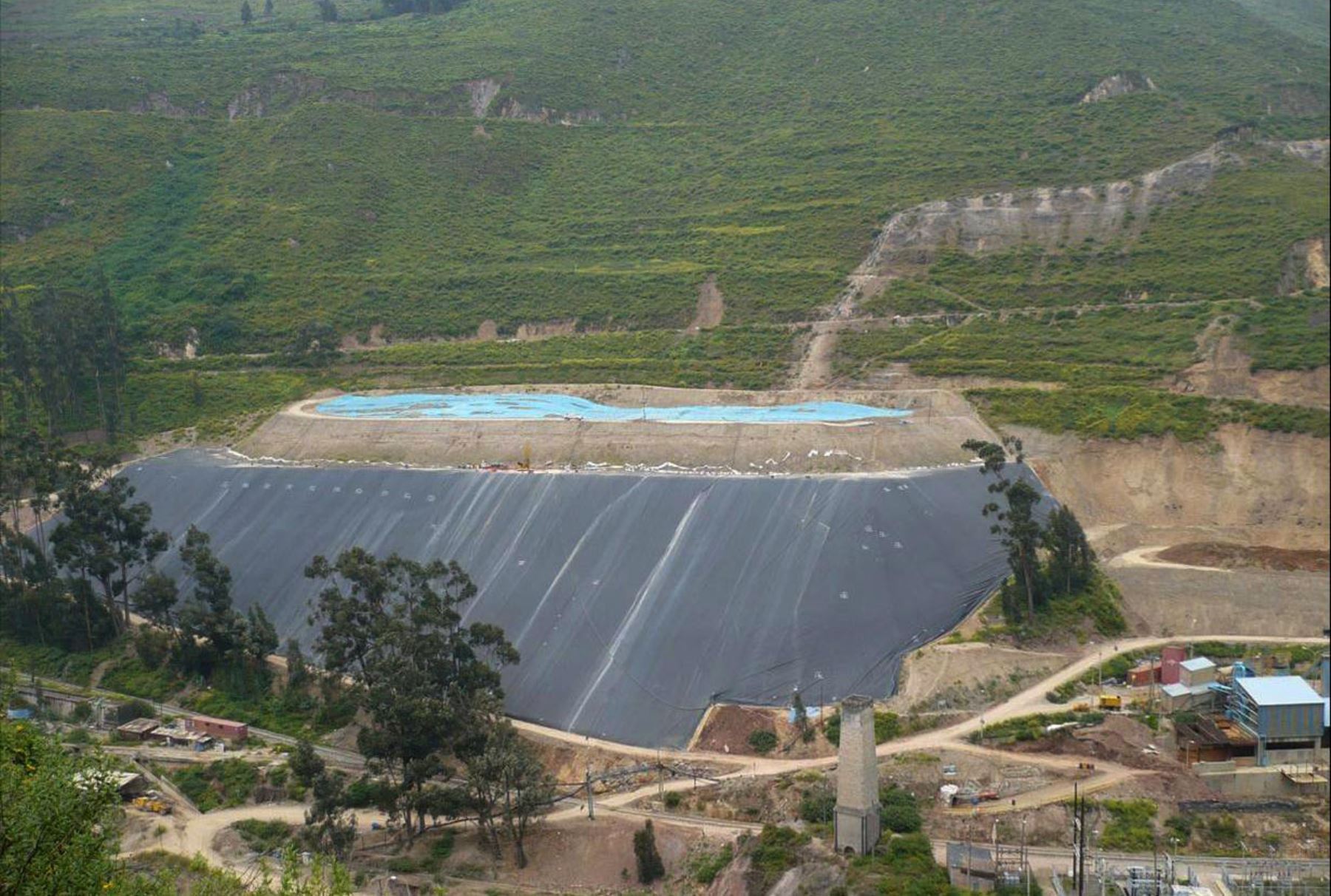 El relave minero se ubica en el cerro Tamboraque, cerca del río Rímac. ANDINA/Difusión