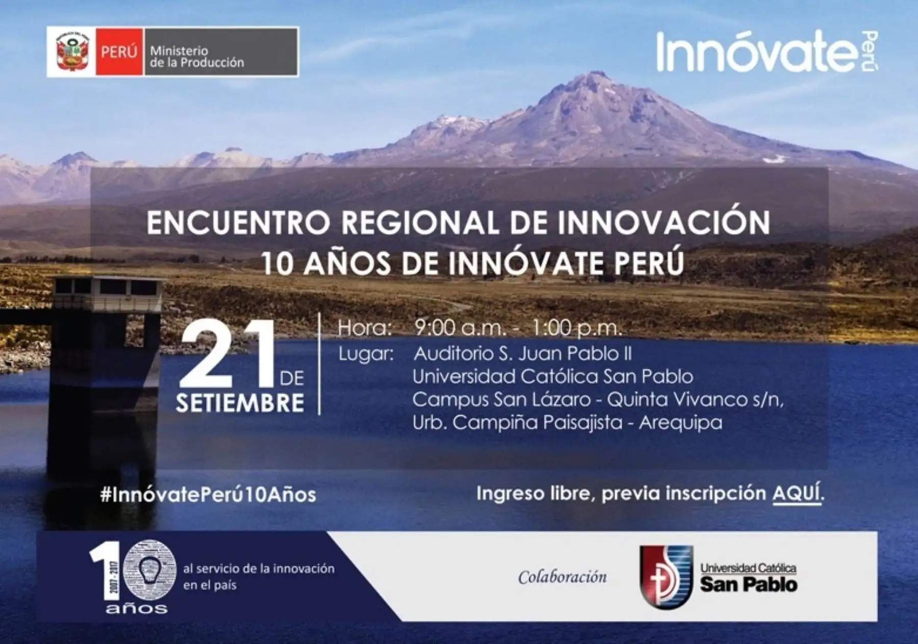 Ministerio de la Producción anuncia certamen sobre innovación y desarrollo.