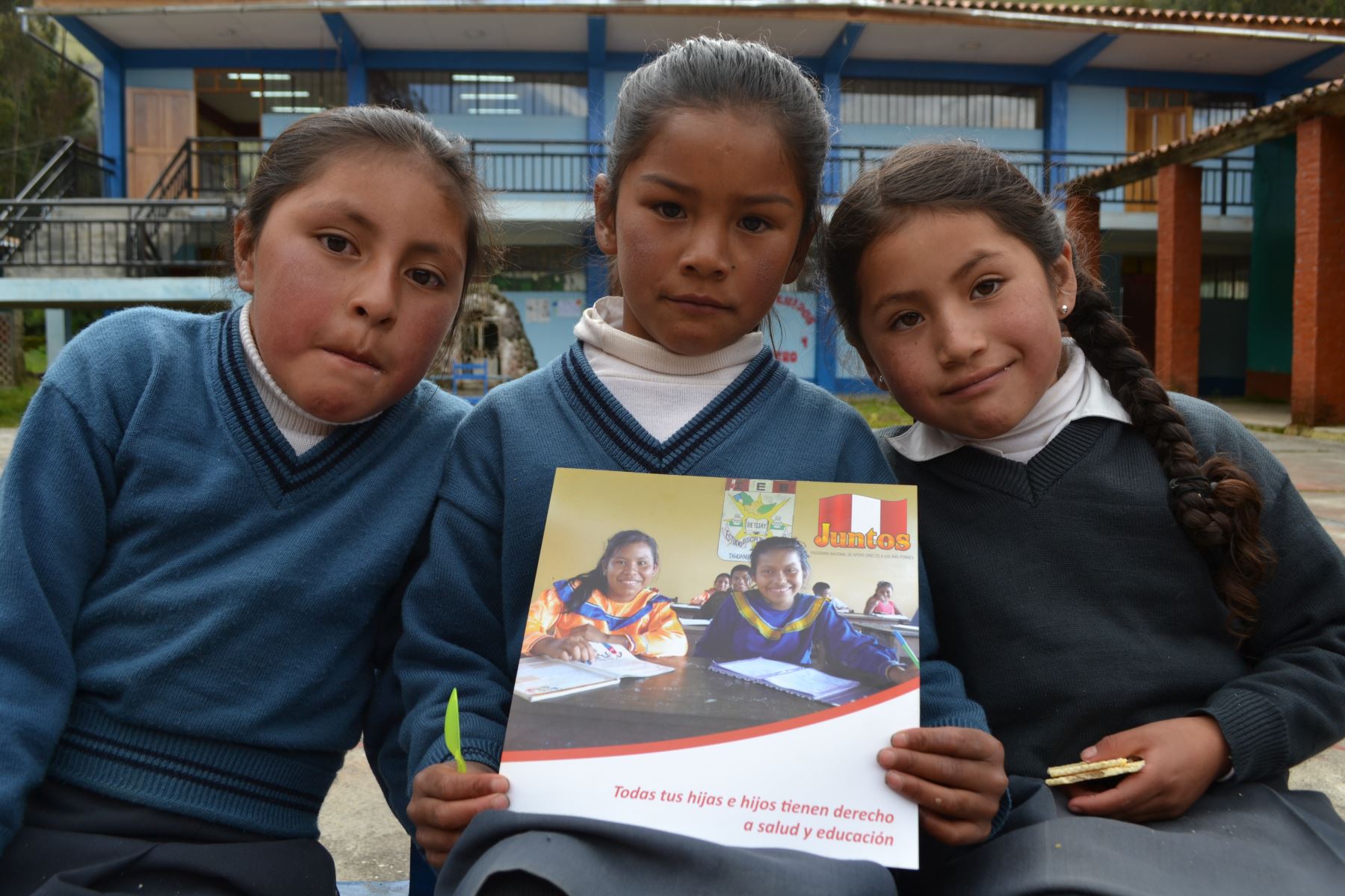 Juntos promueve que más de 48,000 niños de la región Junín asistan al colegio.Foto:  ANDINA/Difusión.
