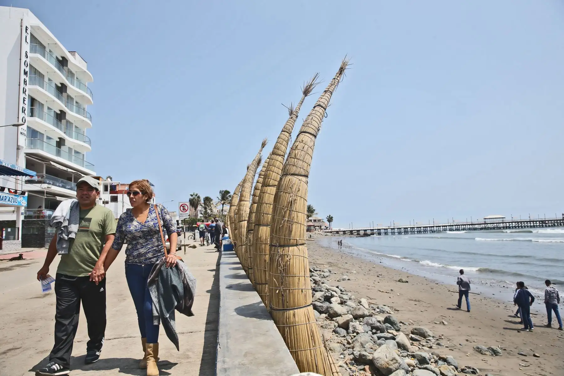 El Ministerio de Transportes y Comunicaciones (MTC), a través de la Dirección General de Transporte Acuático (DGTA), invertirá cerca de 311 millones de soles en la recuperación de las playas Huanchaco, Las Delicias y Buenos Aires, ubicadas en la provincia de Trujillo, región La Libertad.ANDINA/Oscar Farje