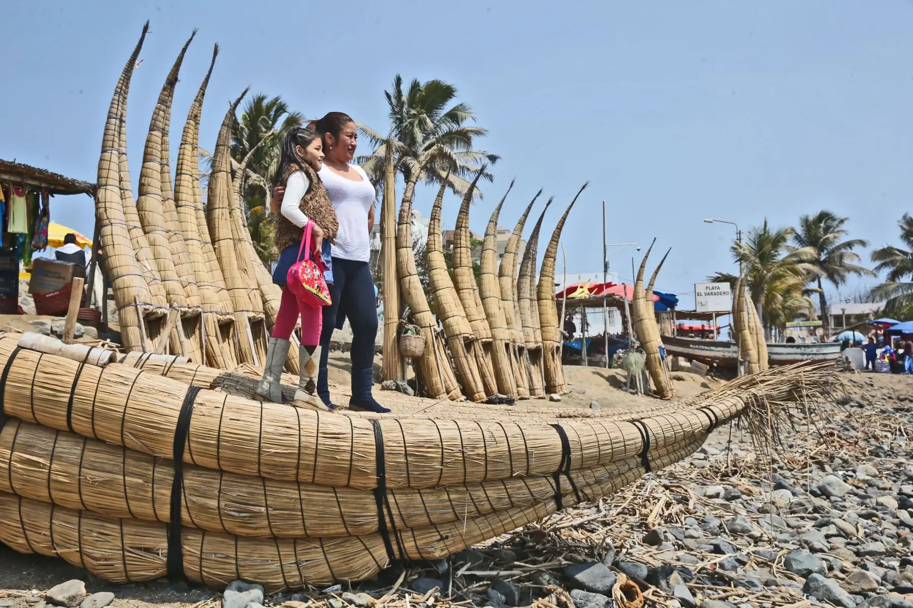 Balneario de Huanchaco, en Trujillo. ANDINA/Oscar Farje