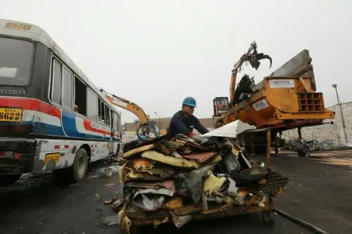 En lo que va del año, se han chatarreado más de 130 vehículos. Foto: Difusión