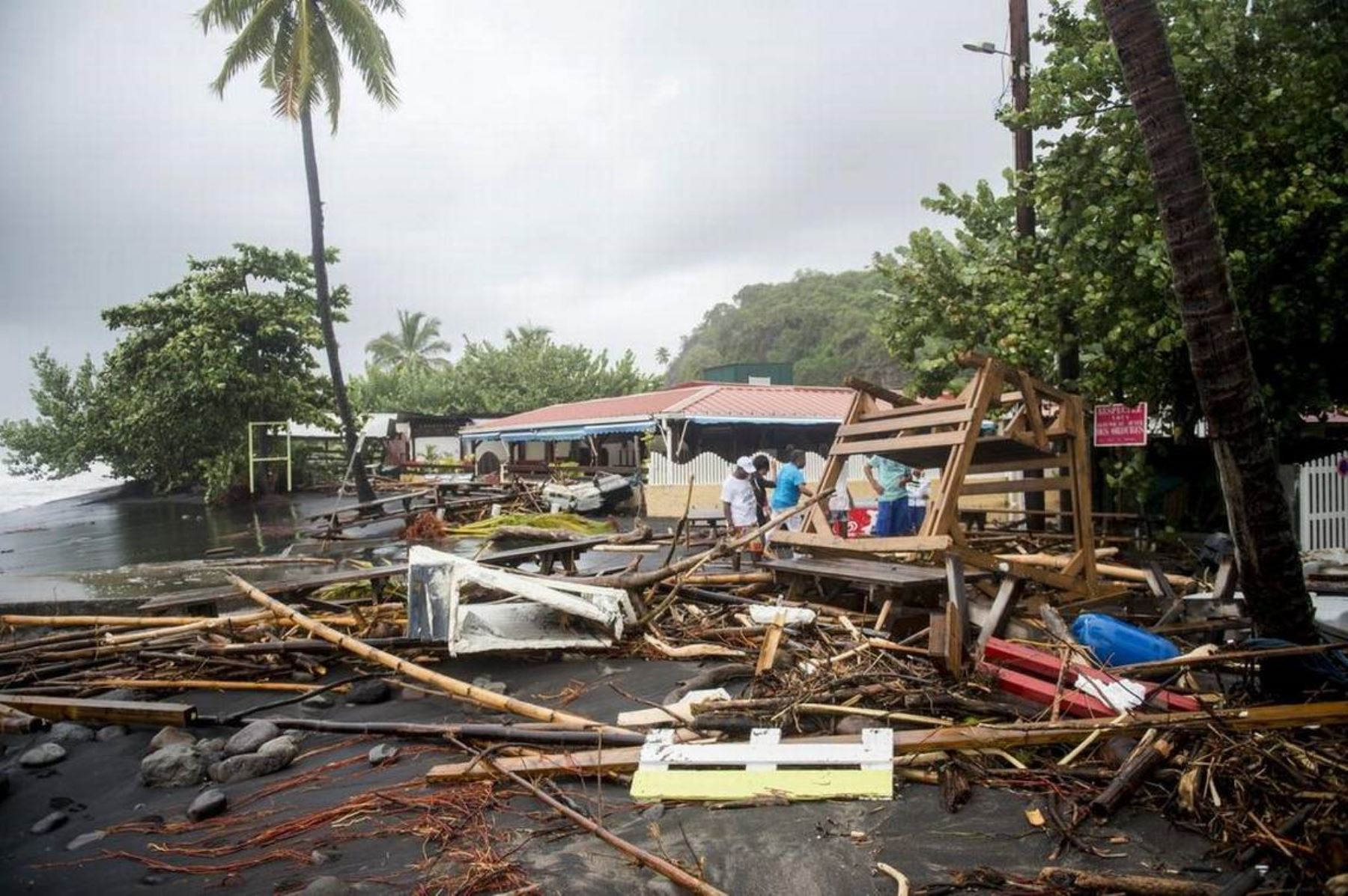 Huracán María causa un muerto y dos desaparecidos en isla francesa de Guadalupe Foto: AFP