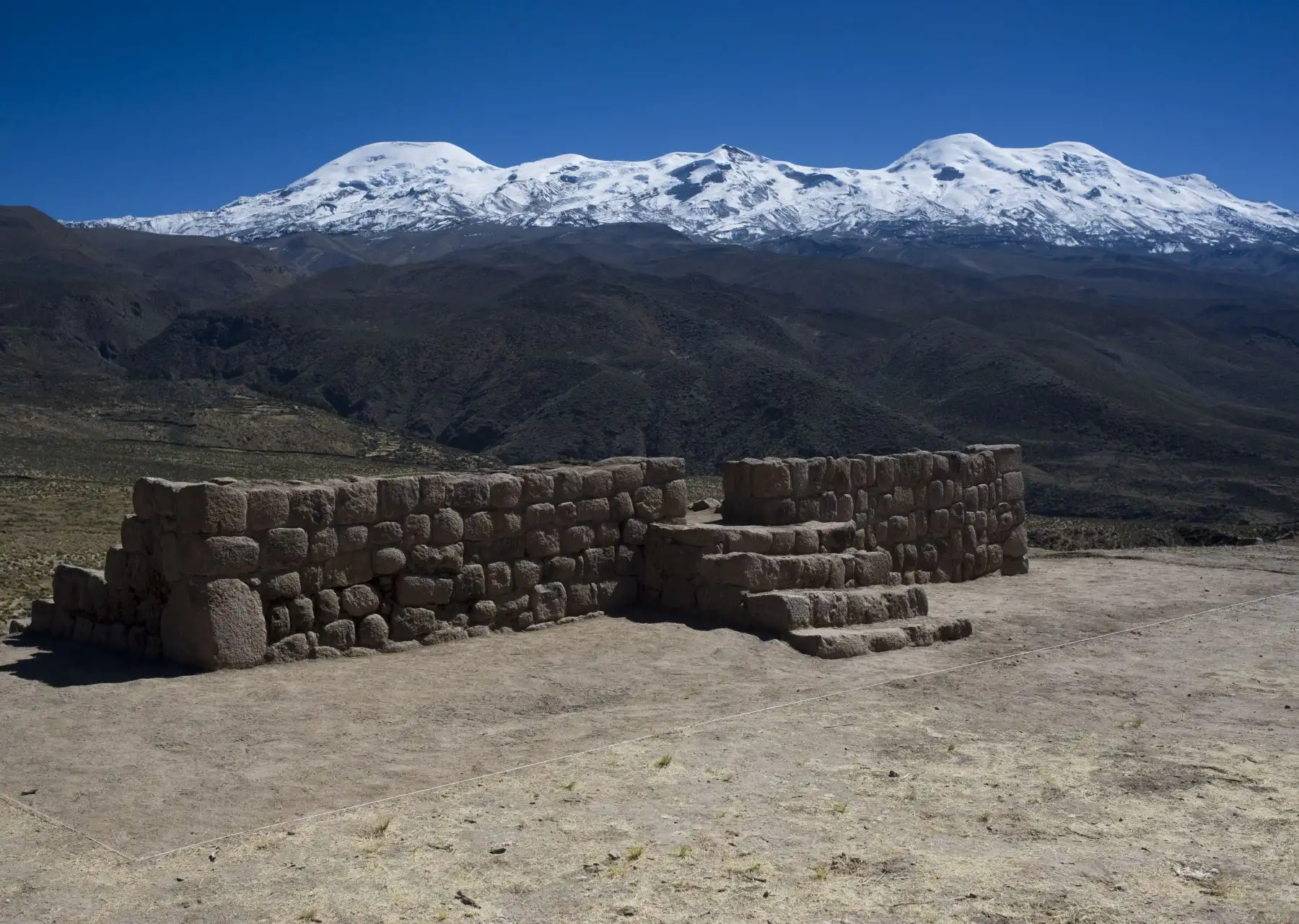 Hallan templo edificado por los Incas en honor al Apu Coropuna, en Arequipa. Foto: Cortesía