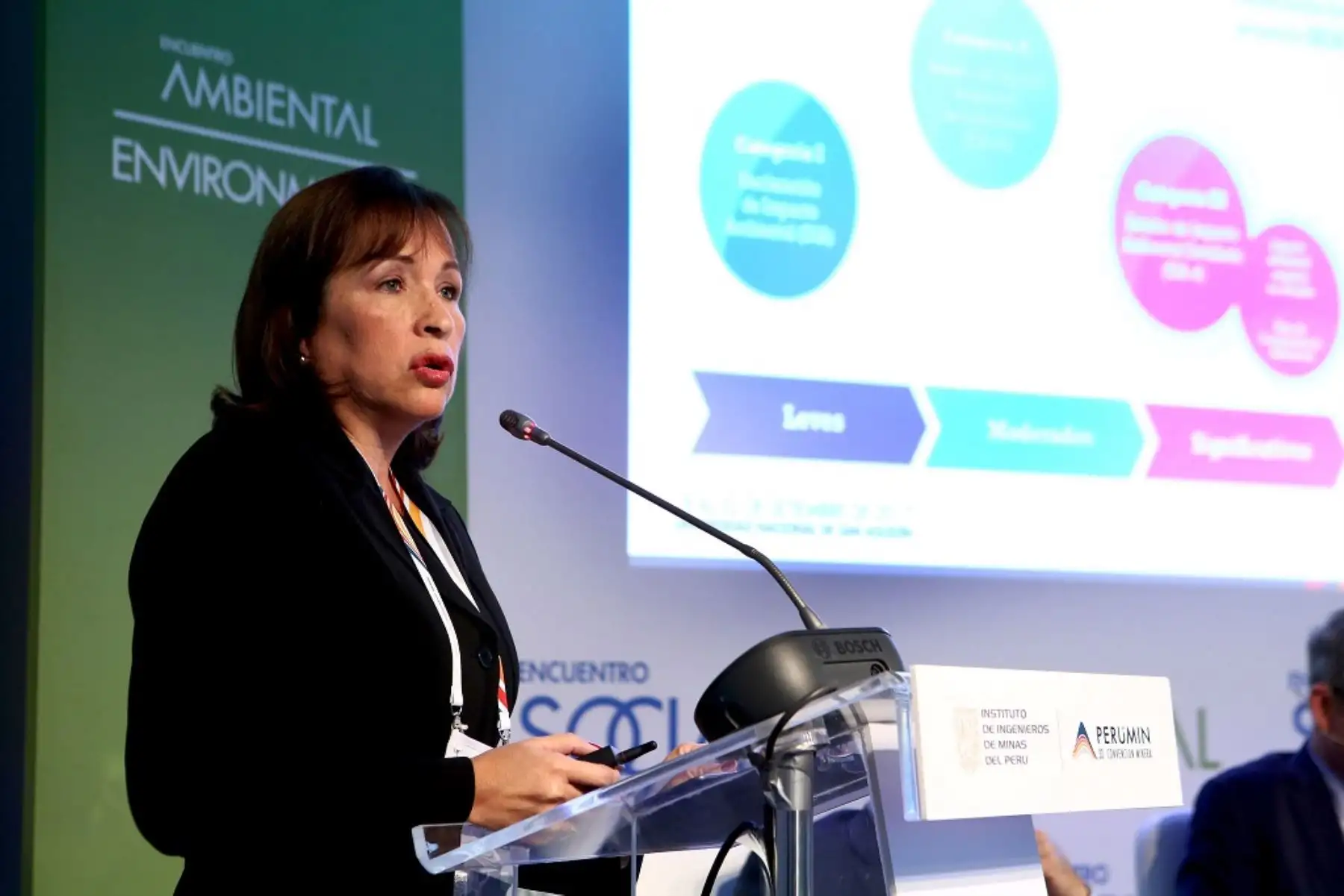 Ministra del Ambiente, Elsa Galarza. Cortesía