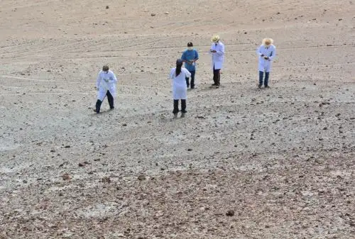 Misión de Estados Unidos respaldada por la NASA estudiará desierto de La Joya, en Arequipa. Foto:  Cortesía/Saúl Pérez.