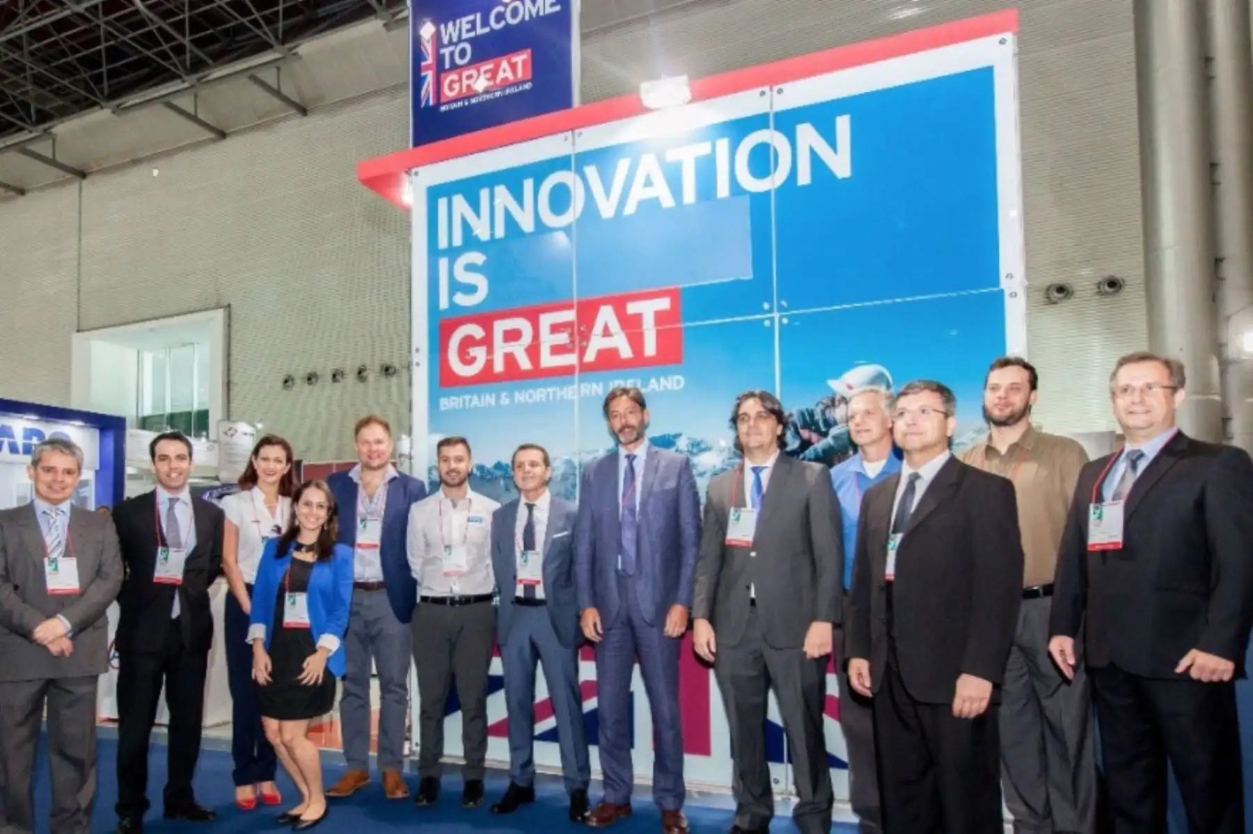 Delegación de empresas británicas presentes en Perumin 33 en Arequipa. Foto: Cortesía embajada Reino Unido.