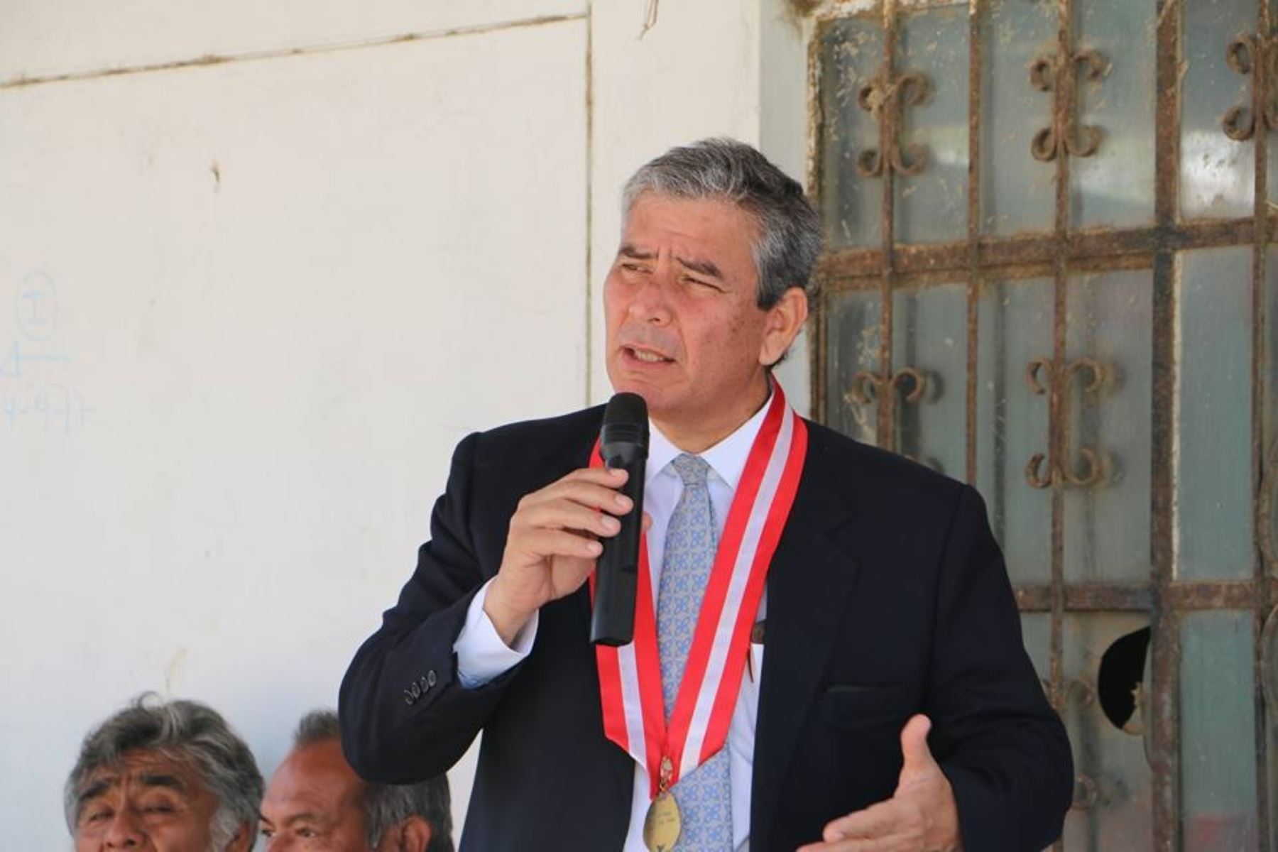 Gobernador regional de Piura, Reynaldo Hilbck, participa de celebraciones por aniversario del centro poblado de Pedregal Grande.