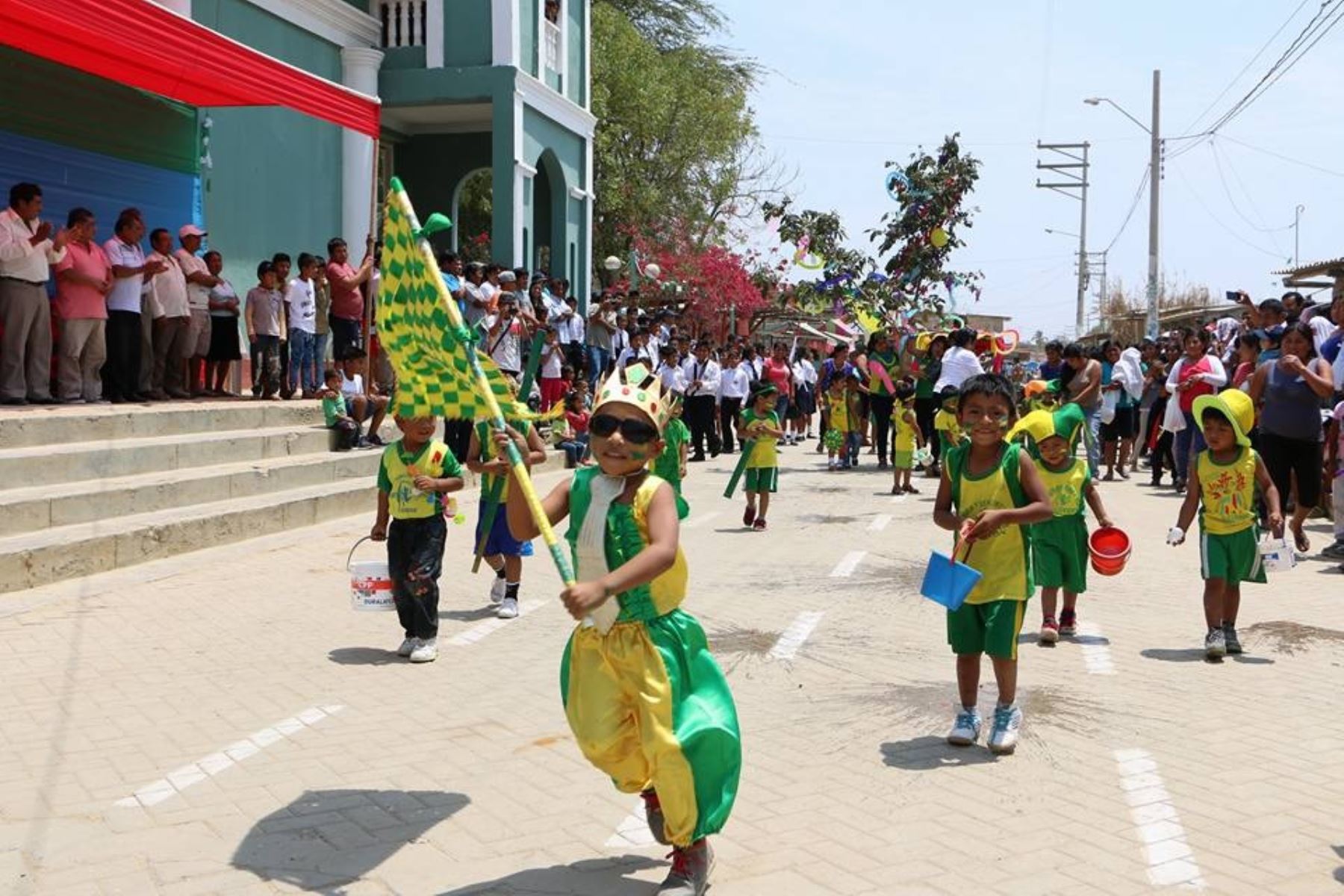 Celebraciones por aniversario del centro poblado de Pedregal Grande.