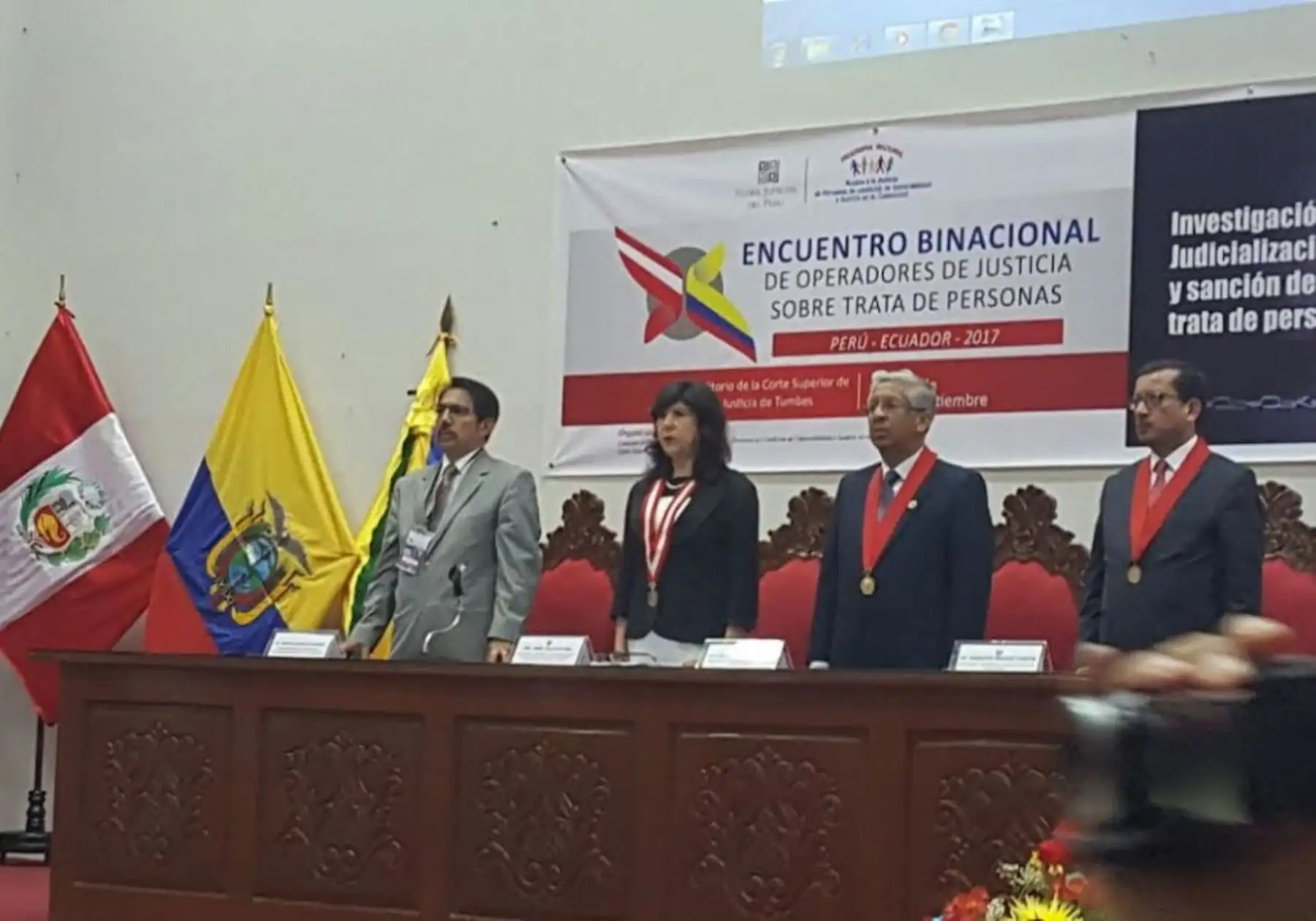 Poderes judiciales de Perú y Ecuador se unen para combatir la trata de personas. Foto: ANDINA/Difusión.