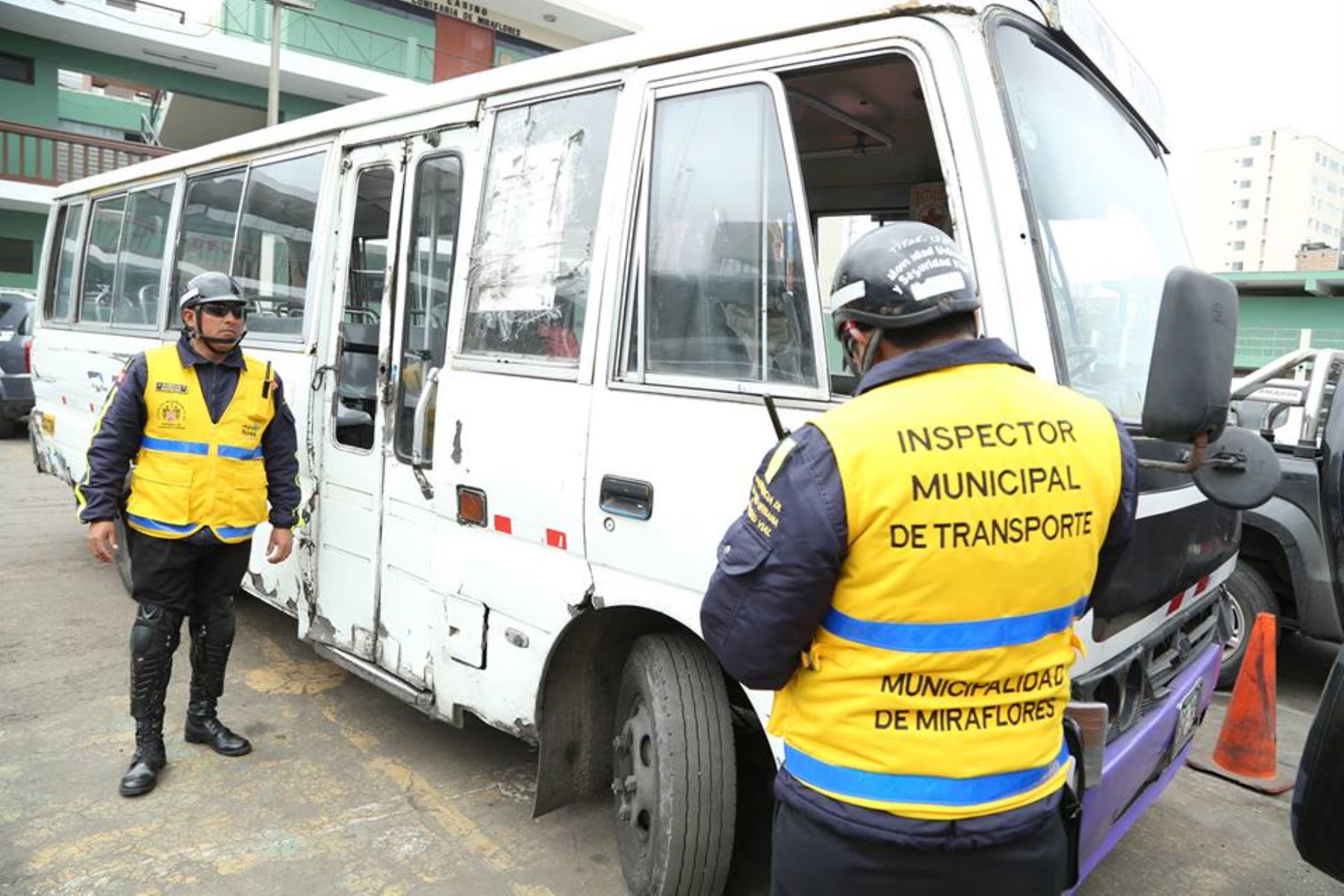 Miraflores intervino a vehículos por transitar sin autorización en su jurisdicción. Foto: ANDINA/Difusión.