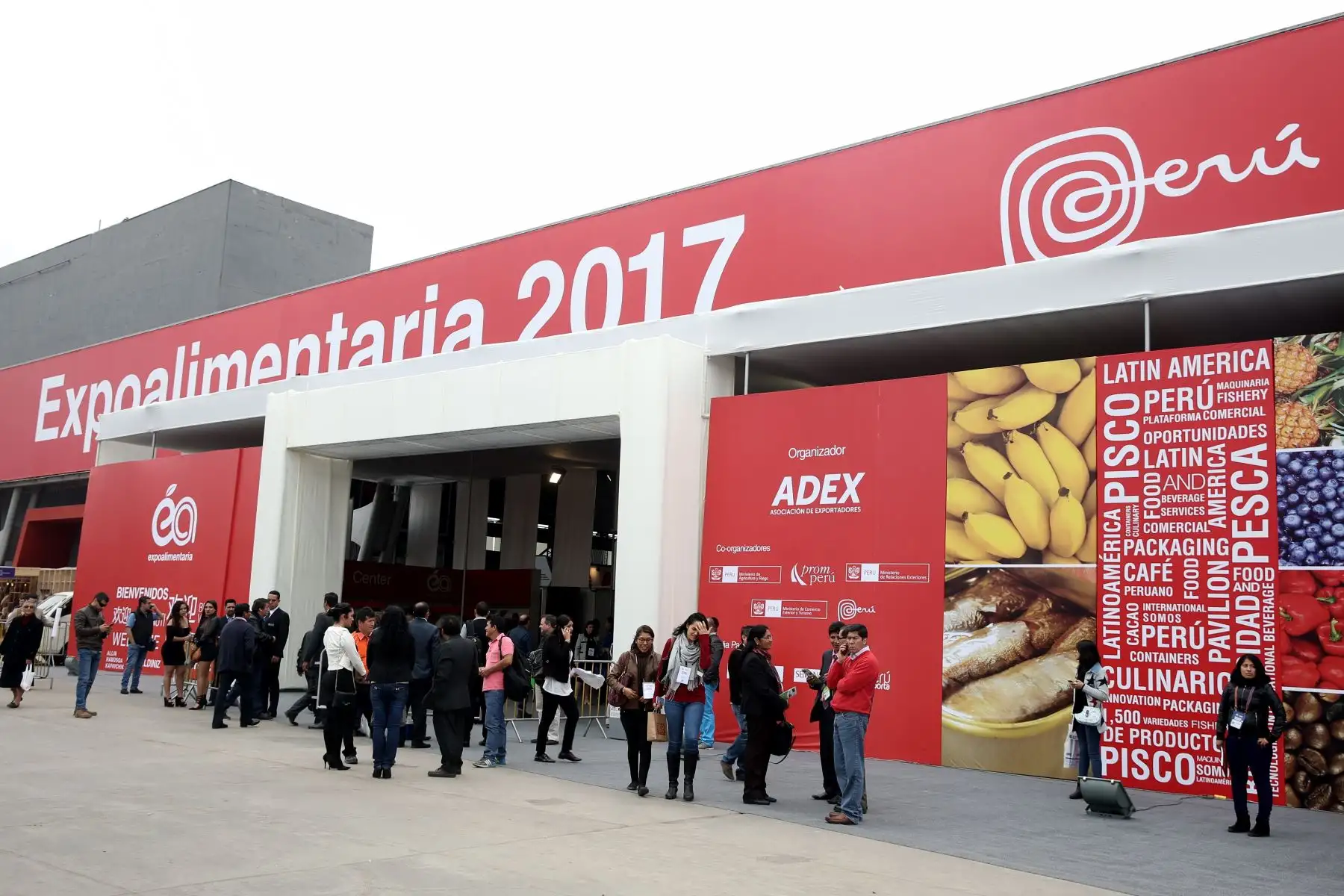 Sede de la feria internacional Expoalimentaria. ANDINA/Oscar Farje