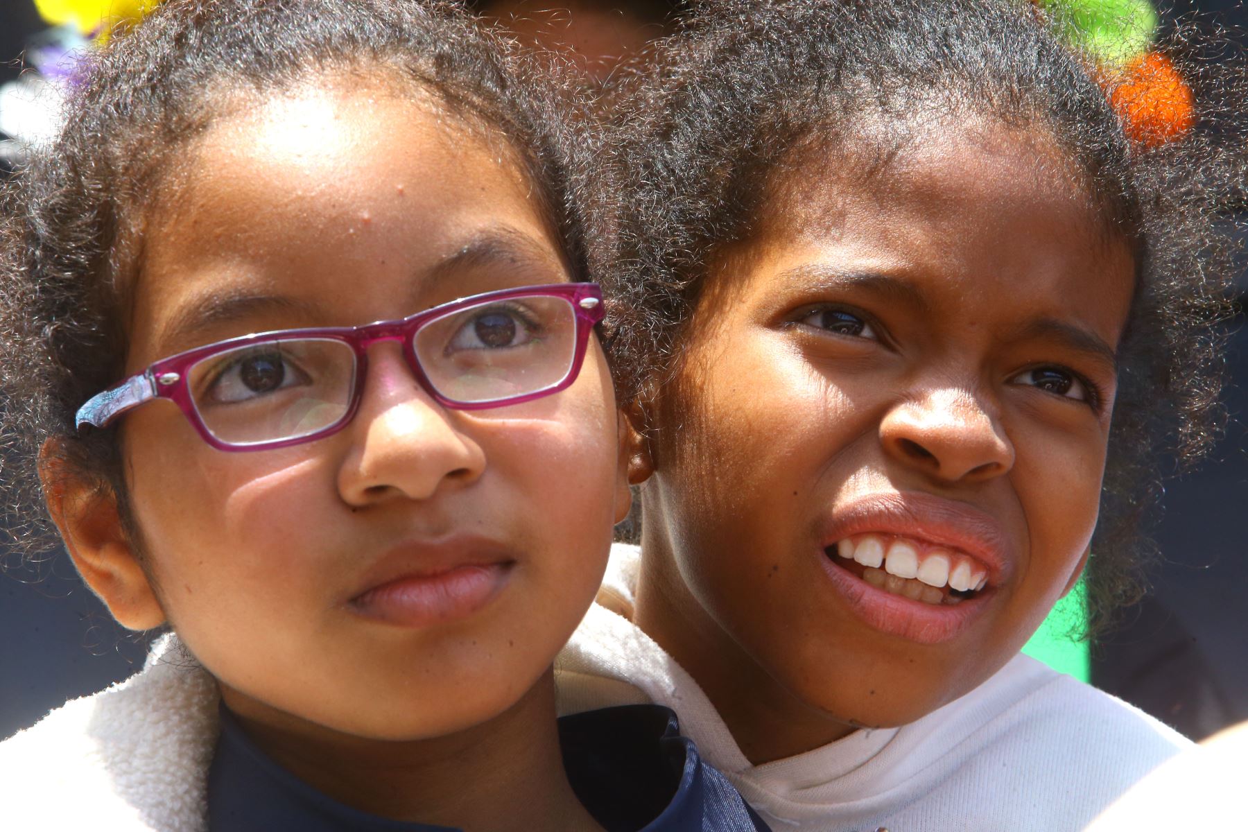 56 niños y niñas de pueblos originarios, afroperuanos y de otras tradiciones culturales, participantes del “Tinkuy 2017”, visitaron Palacio de Gobierno. Foto: ANDINA/Prensa Presidencia