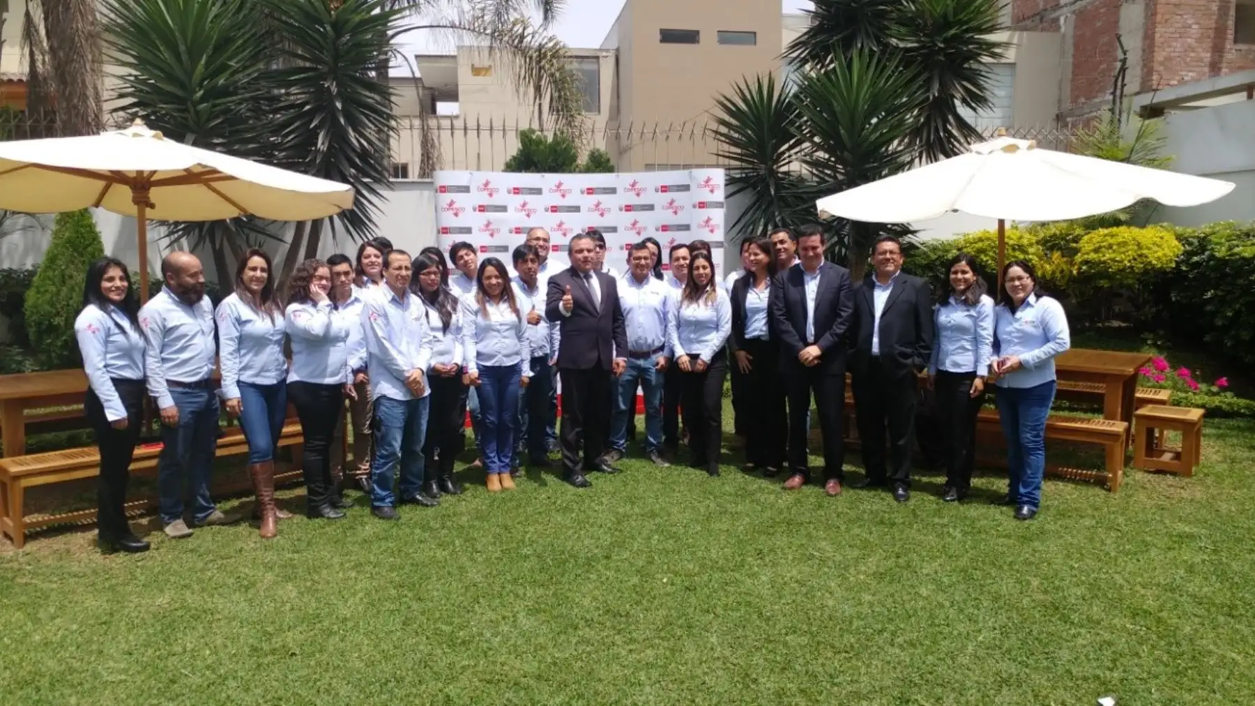 Director ejecutivo del Plan Copesco, José Vidal, junto al equipo técnico altamente calificado que lo acompaña.