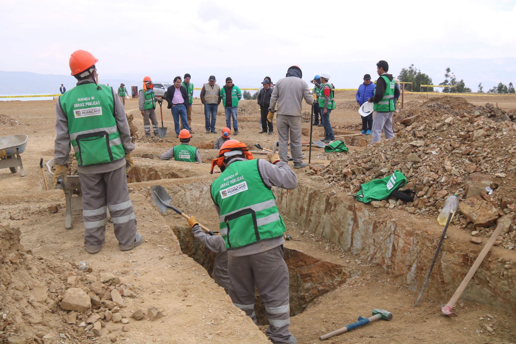 Avanza construcción de planta de tratamiento de residuos sólidos en Huancayo. ANDINA/Pedro Tinoco